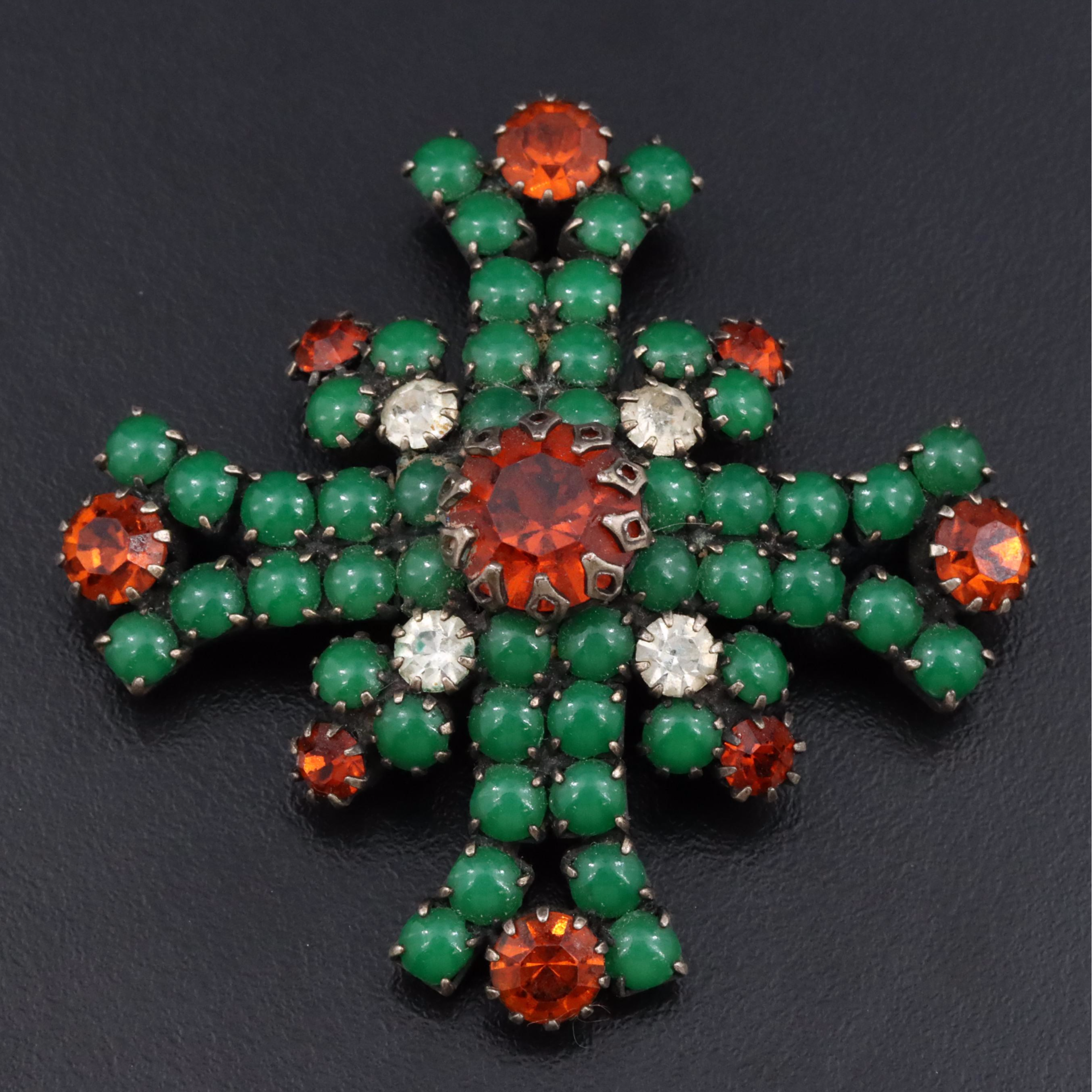 Vintage Rhinestone Brooch