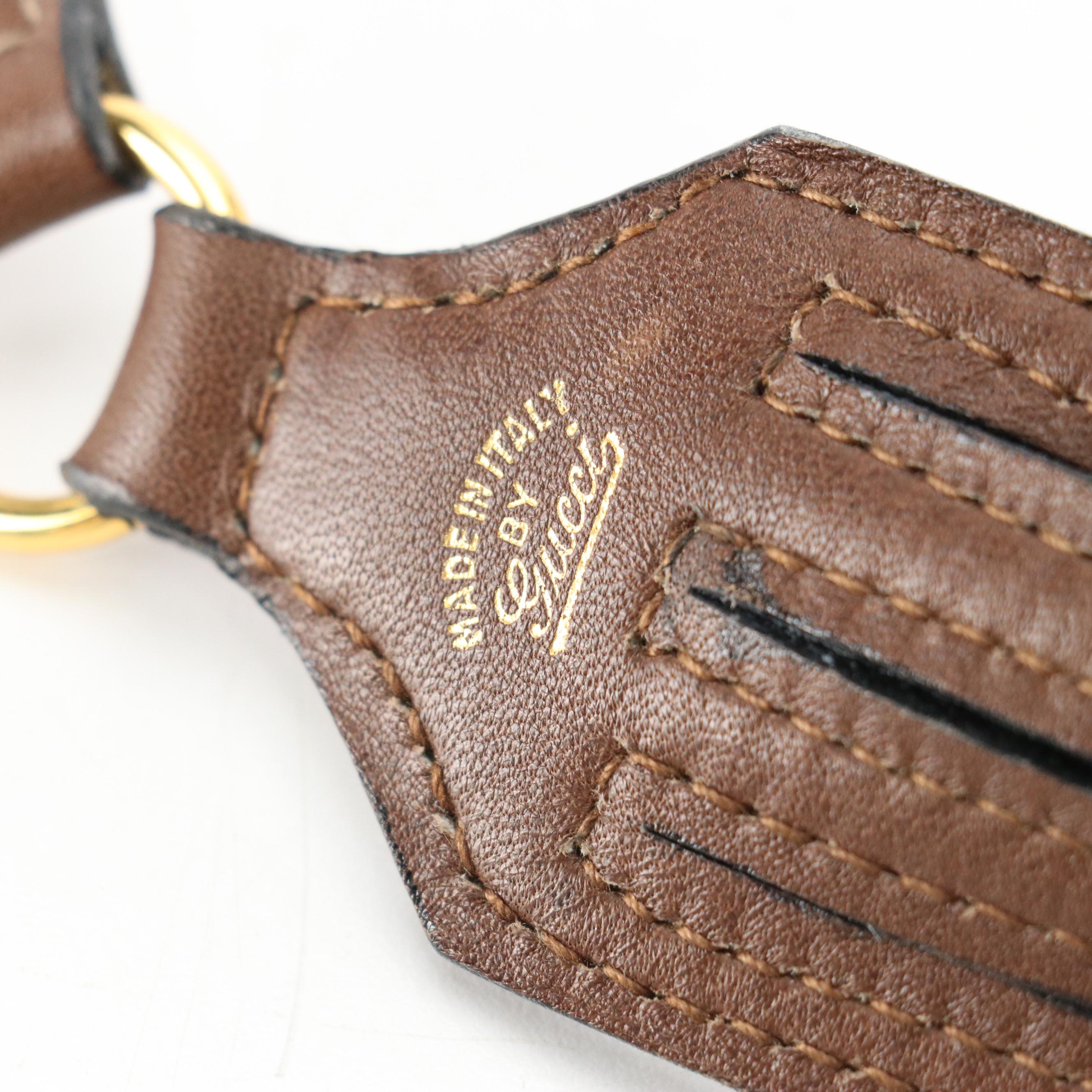 Gucci Golf Club Head Covers in Leather with Gift Box, 1960s