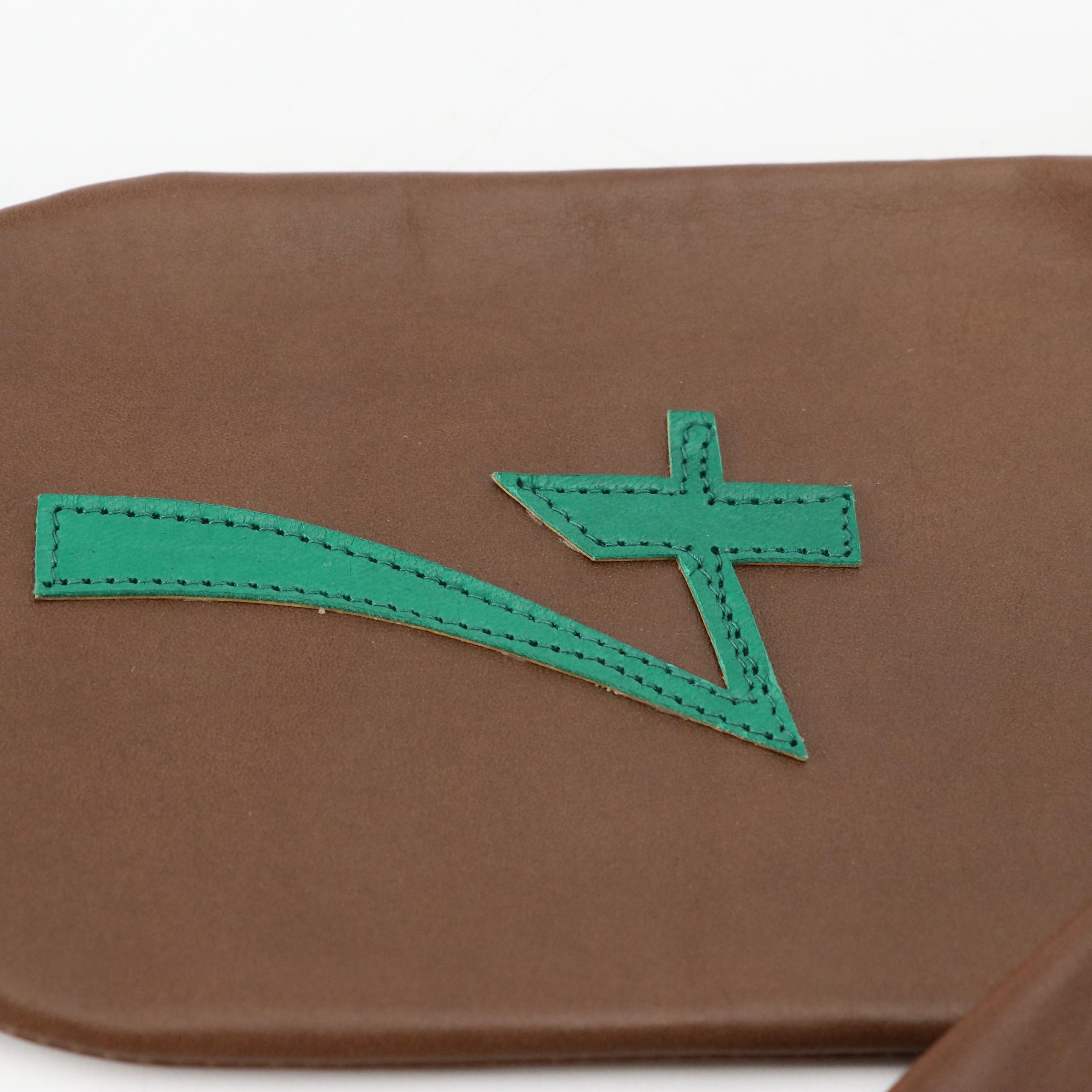 Gucci Golf Club Head Covers in Leather with Gift Box, 1960s