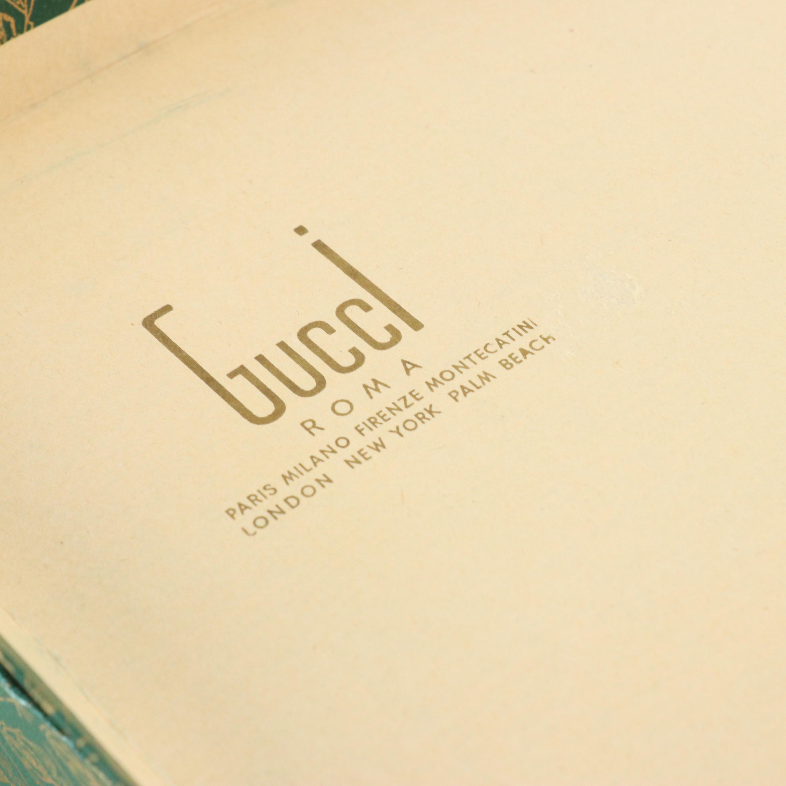 Gucci Golf Club Head Covers in Leather with Gift Box, 1960s