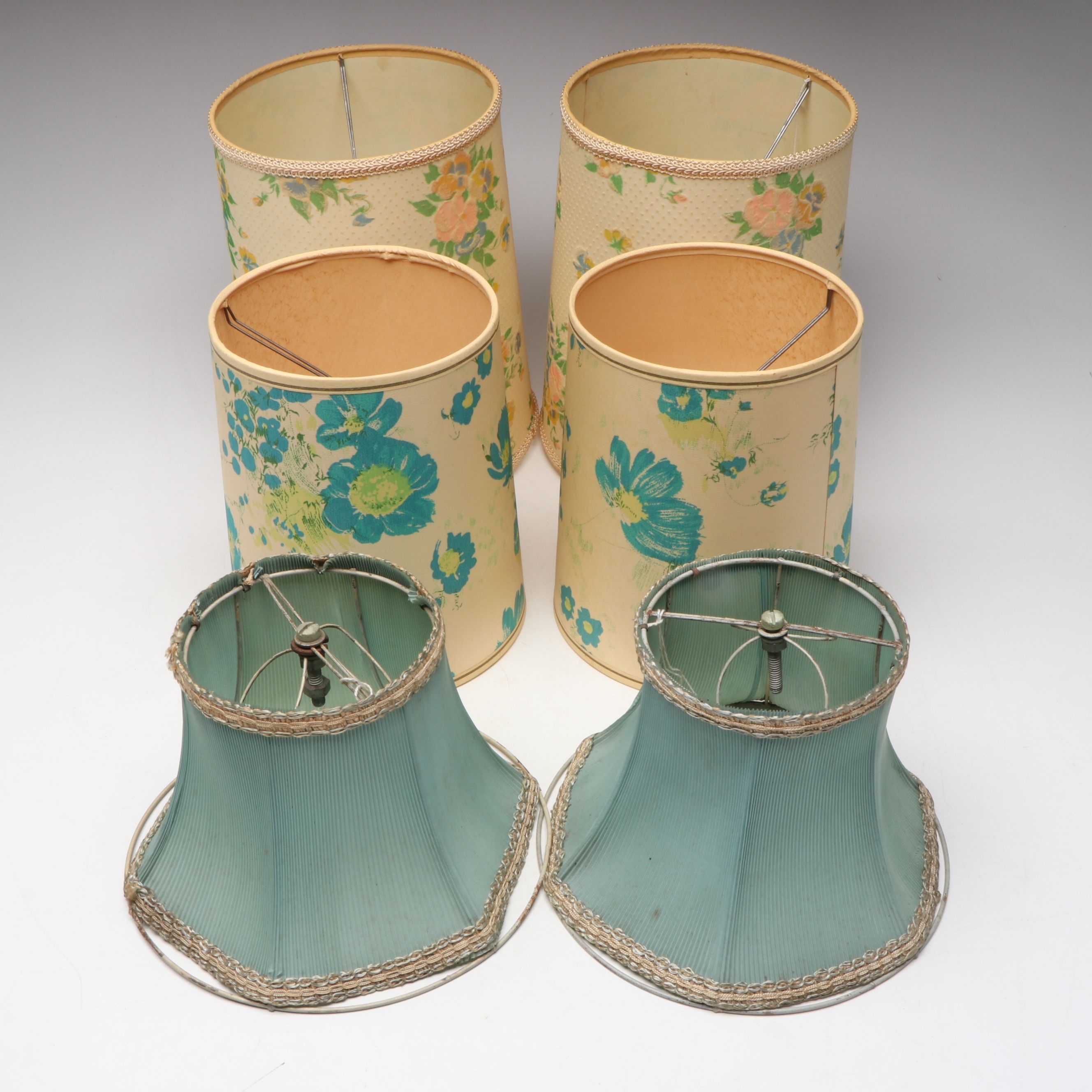 Three Pairs of Clip-on Chandelier Shades