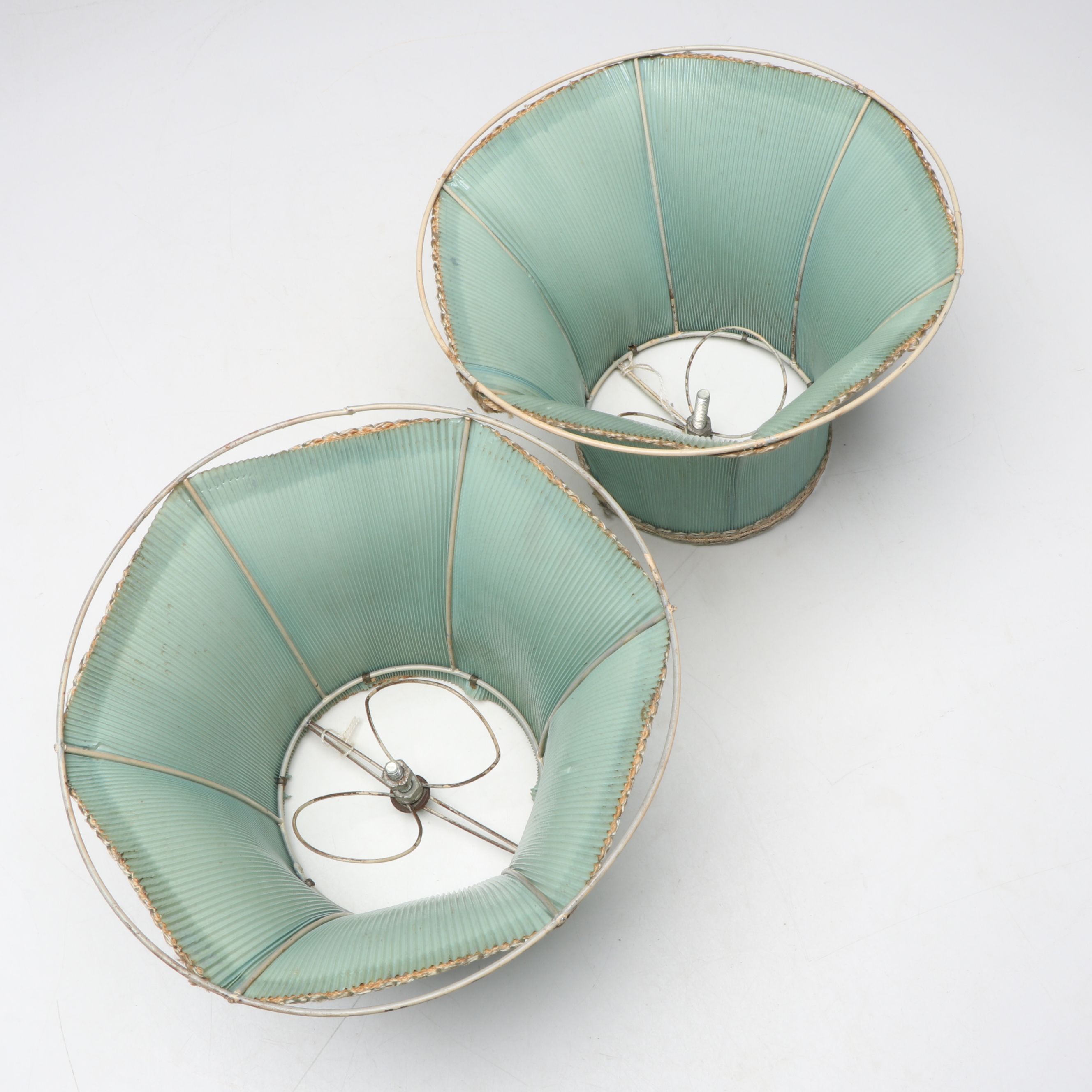 Three Pairs of Clip-on Chandelier Shades