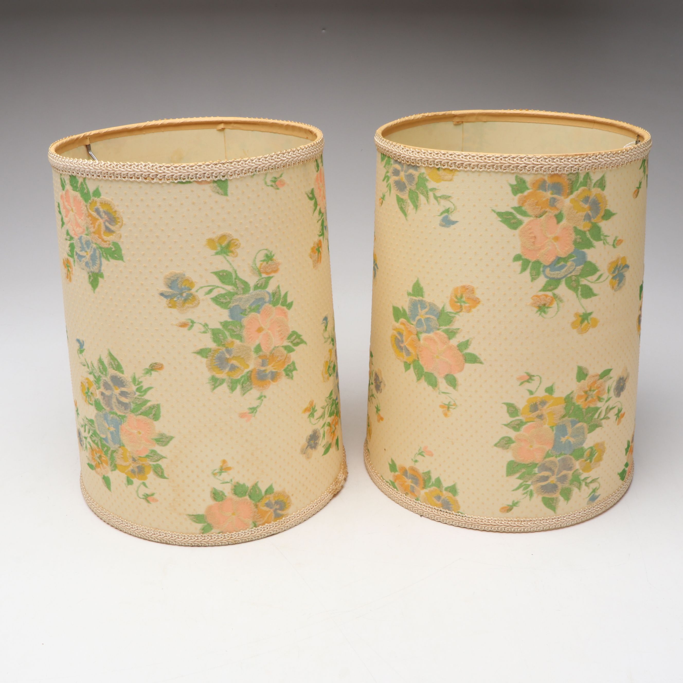 Three Pairs of Clip-on Chandelier Shades