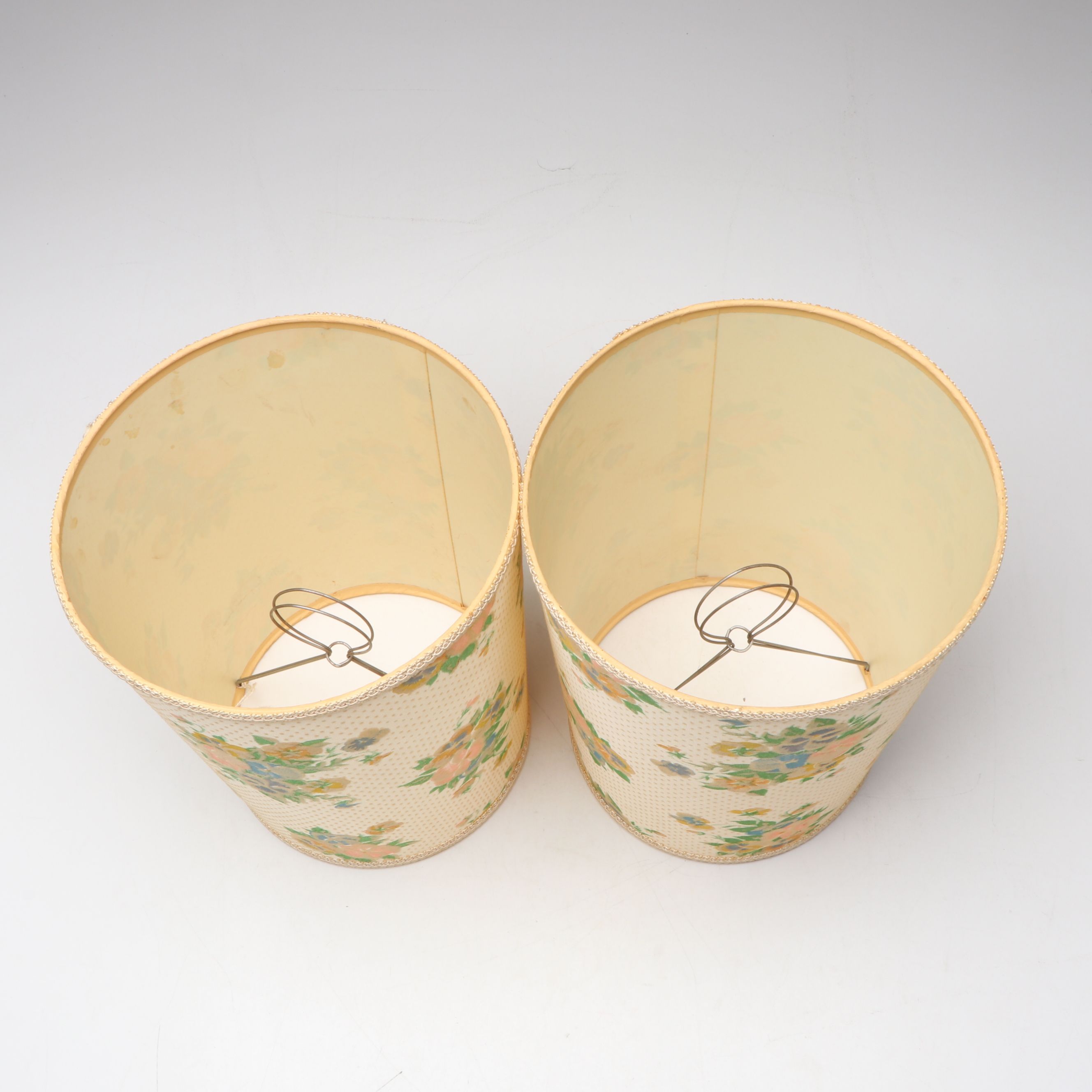 Three Pairs of Clip-on Chandelier Shades