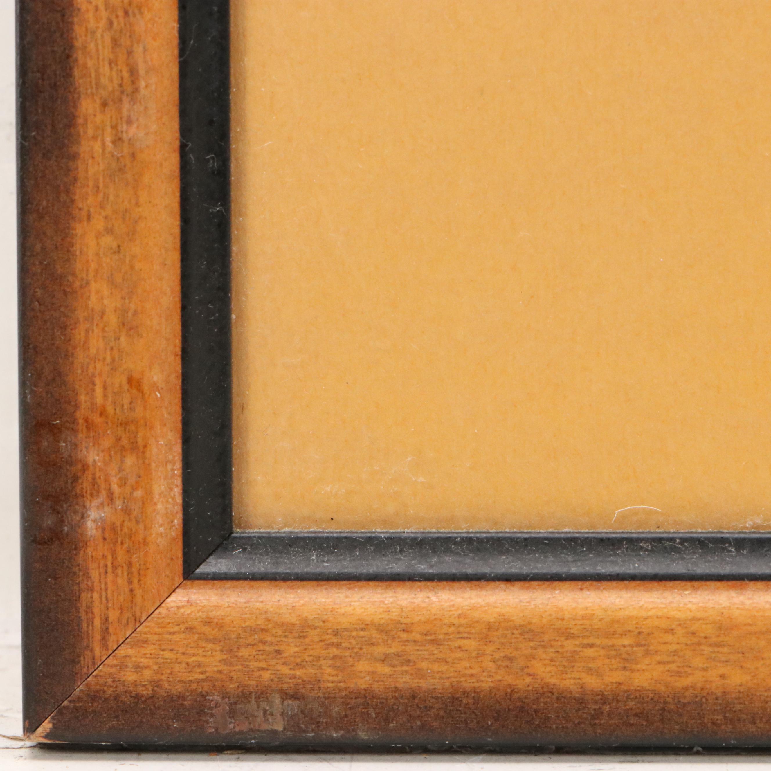 Claude Carette Watercolor Painting of Landscape, Circa 1960