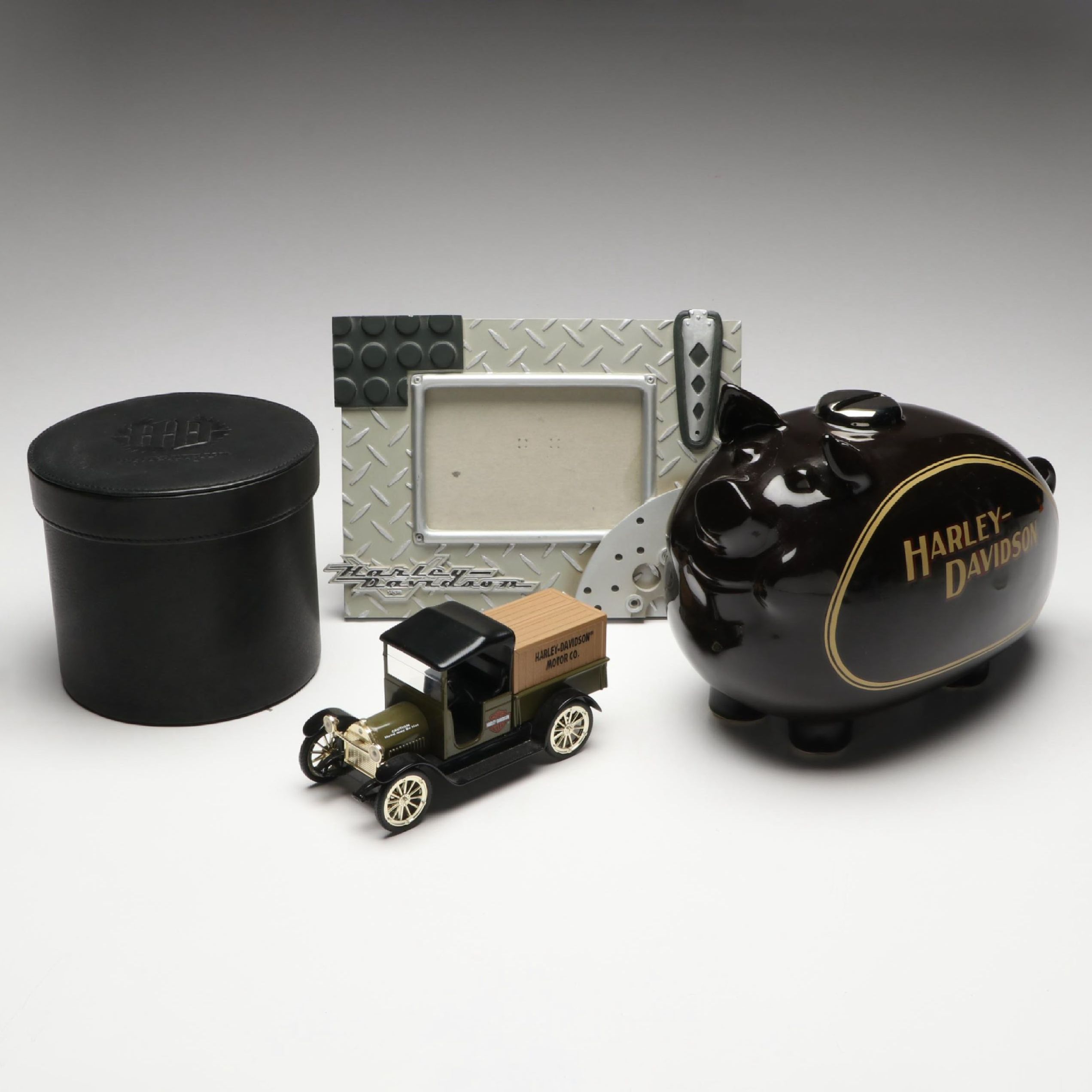 Liberty Classics 1916 Studebaker with Harley Davidson Memorabilia