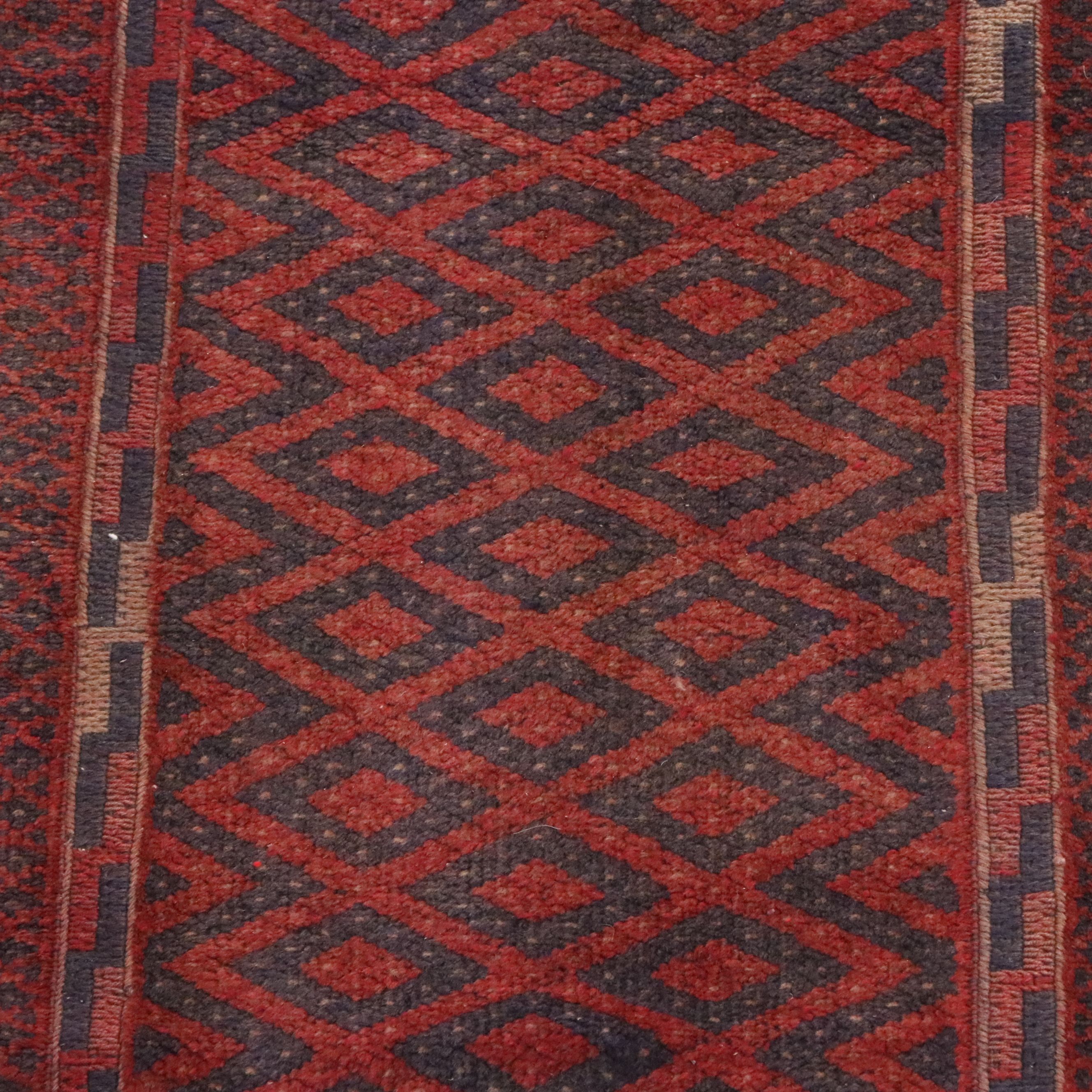 2' x 7'6 Handwoven Afghan Mashwani Carpet Runner