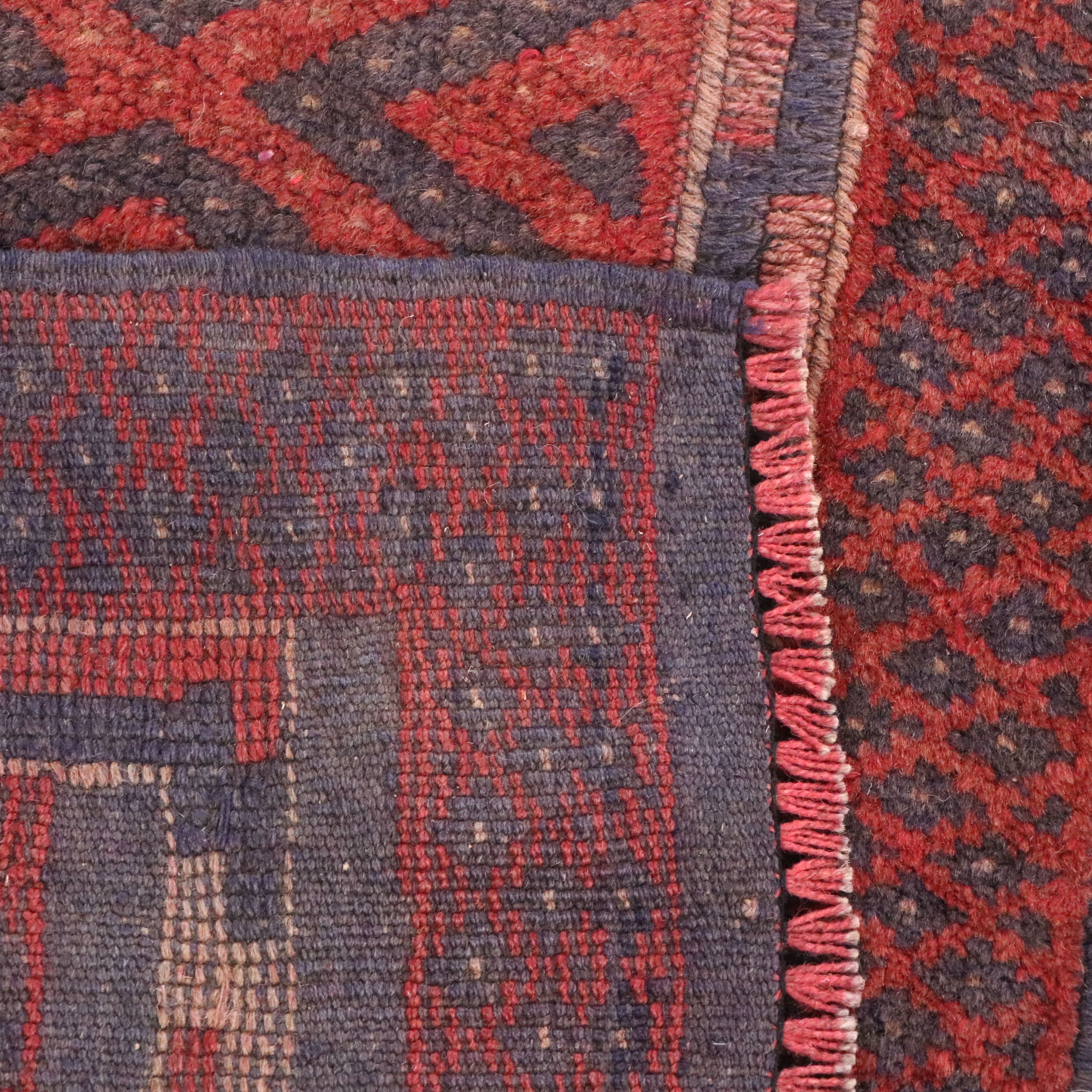 2' x 7'6 Handwoven Afghan Mashwani Carpet Runner