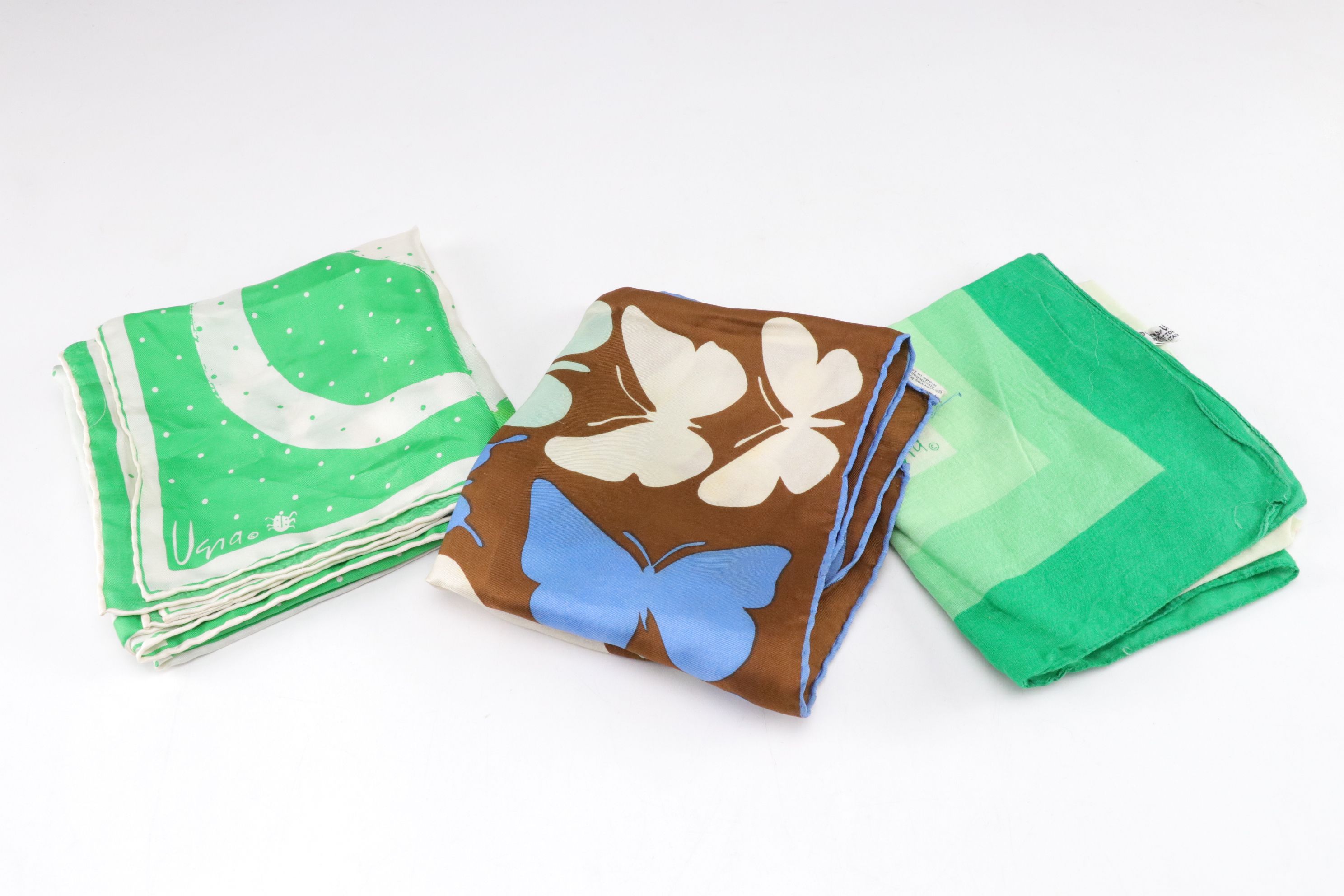 Vera Neumann Scarves with Enesco Pearl Lady Planter, Vase and More