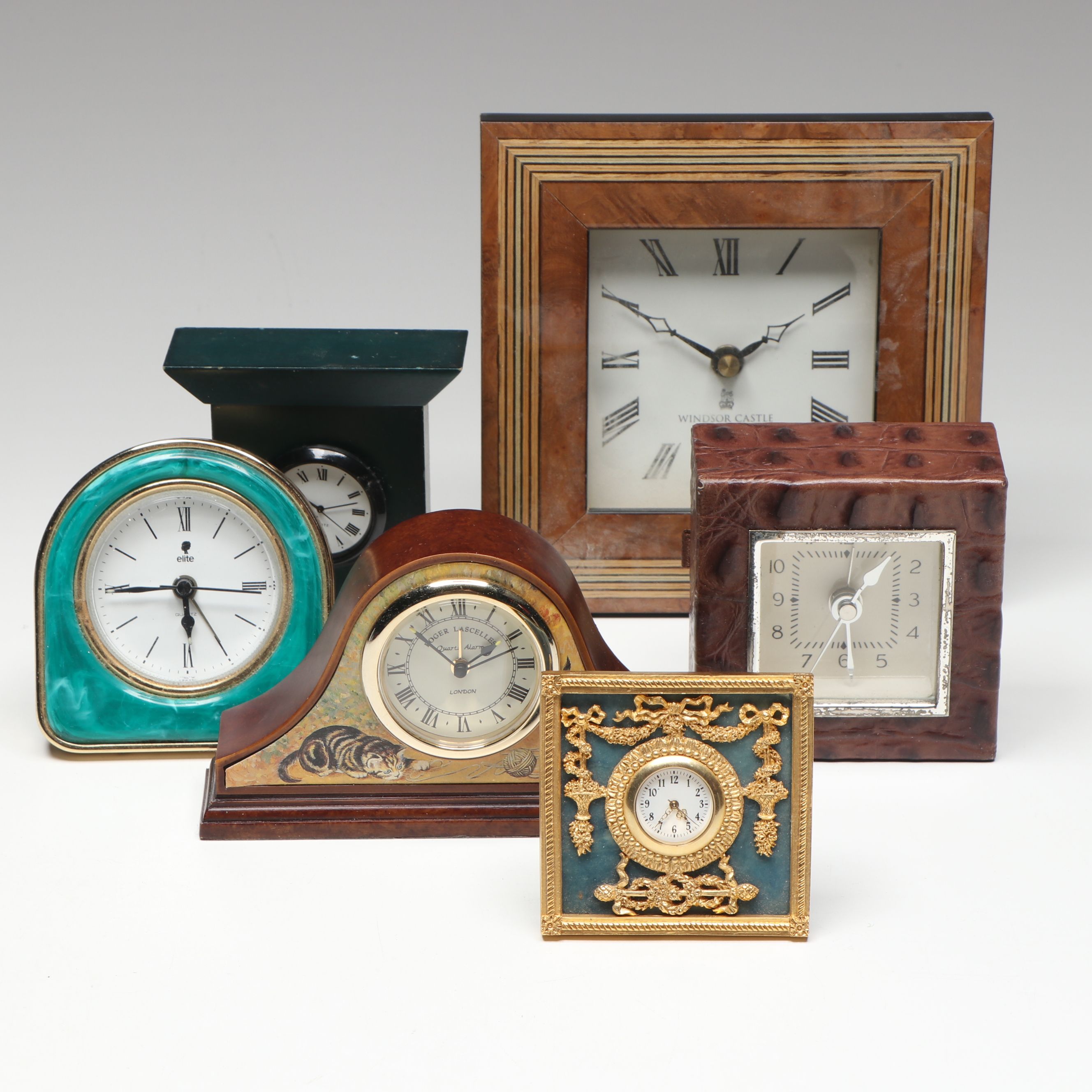 Roger Lascelles, Windsor Castle, and More Desk Clocks