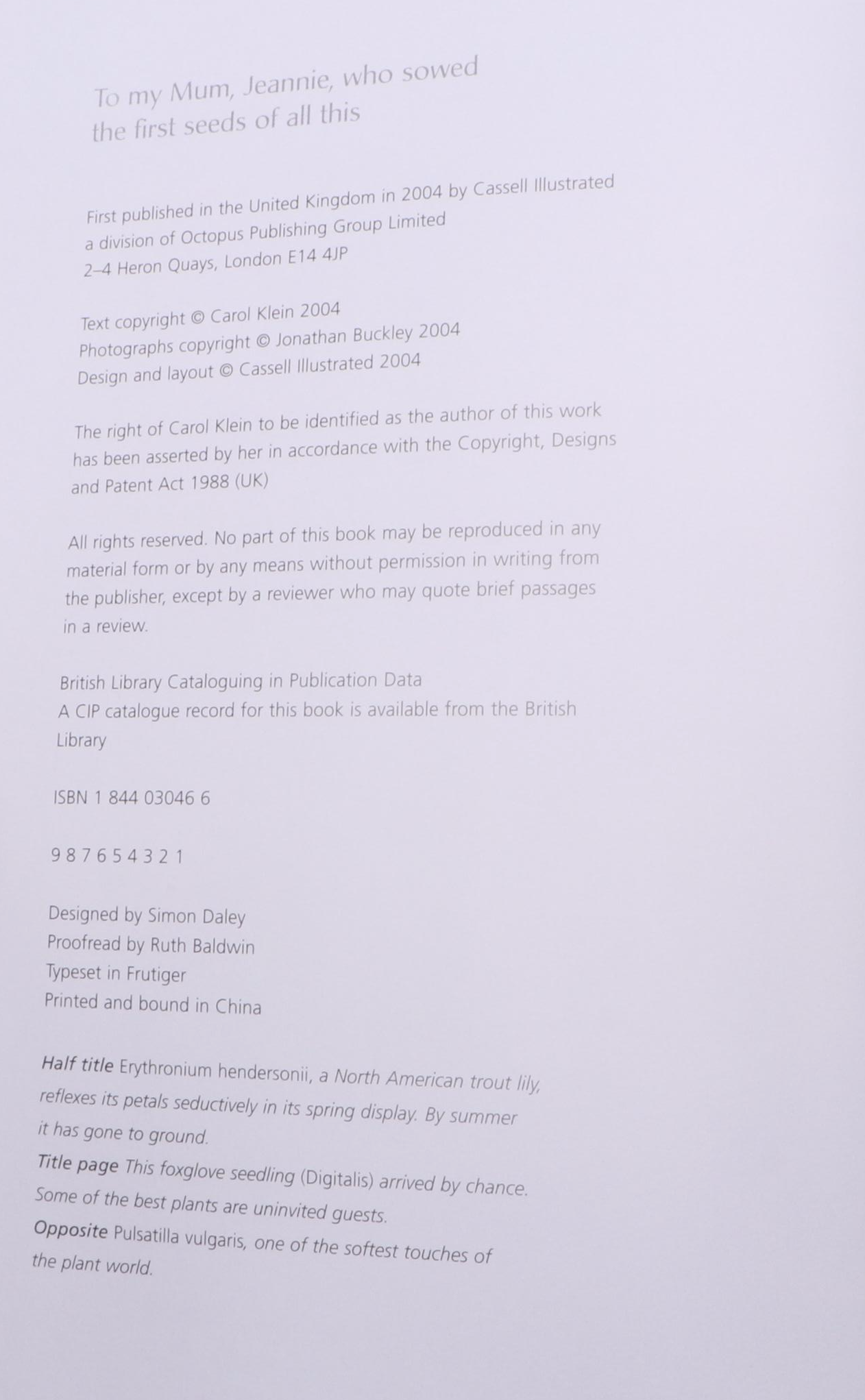 "Plant Personalities," "A Walk in the Country," and More Gardening Books