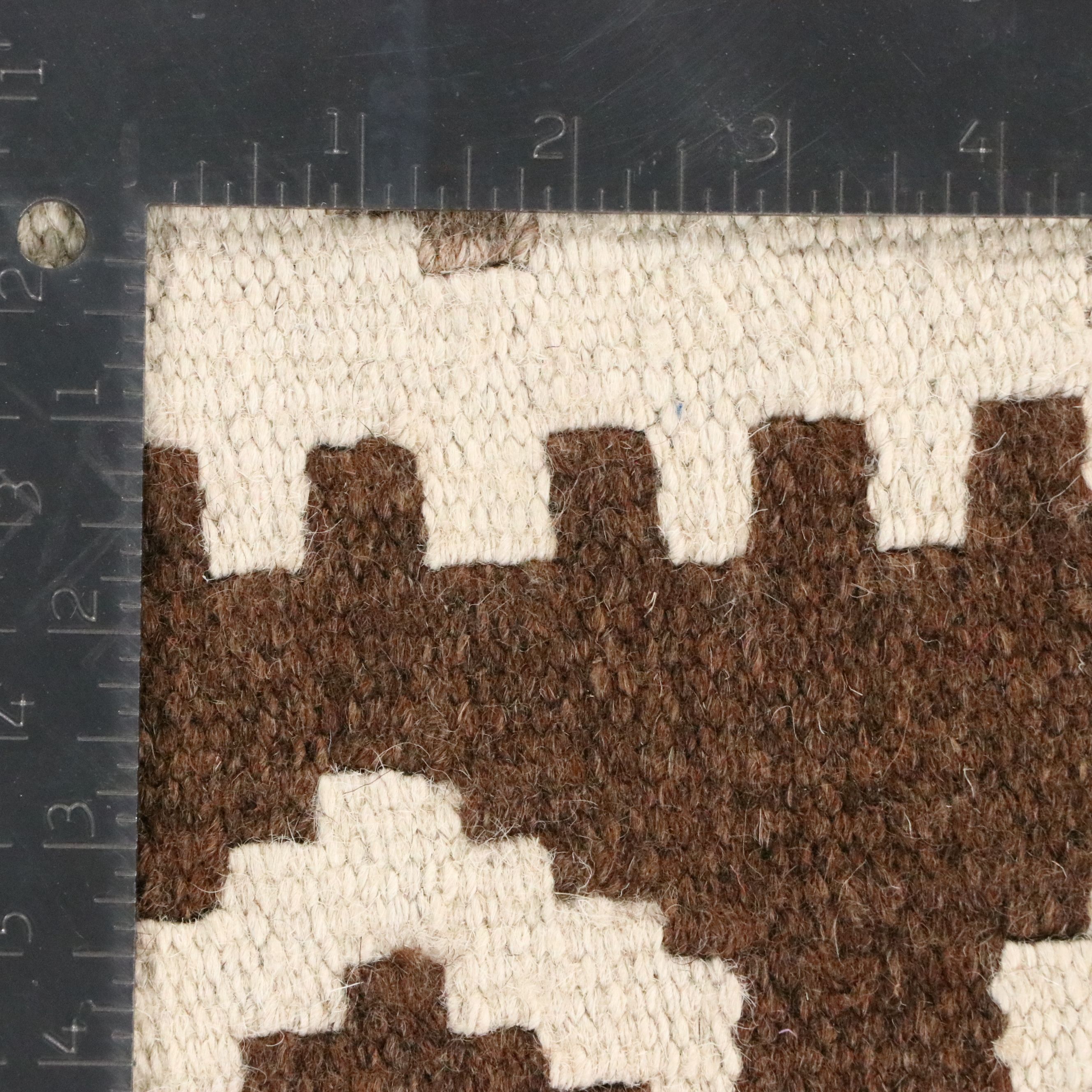 4'2 x 6'2 Handwoven Pakistani Kilim Area Rug