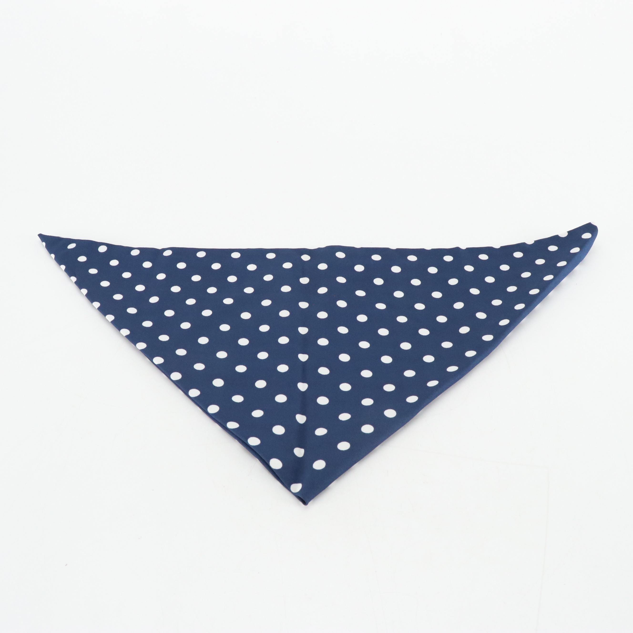 Vintage Patterned Silk Scarves and Neckties