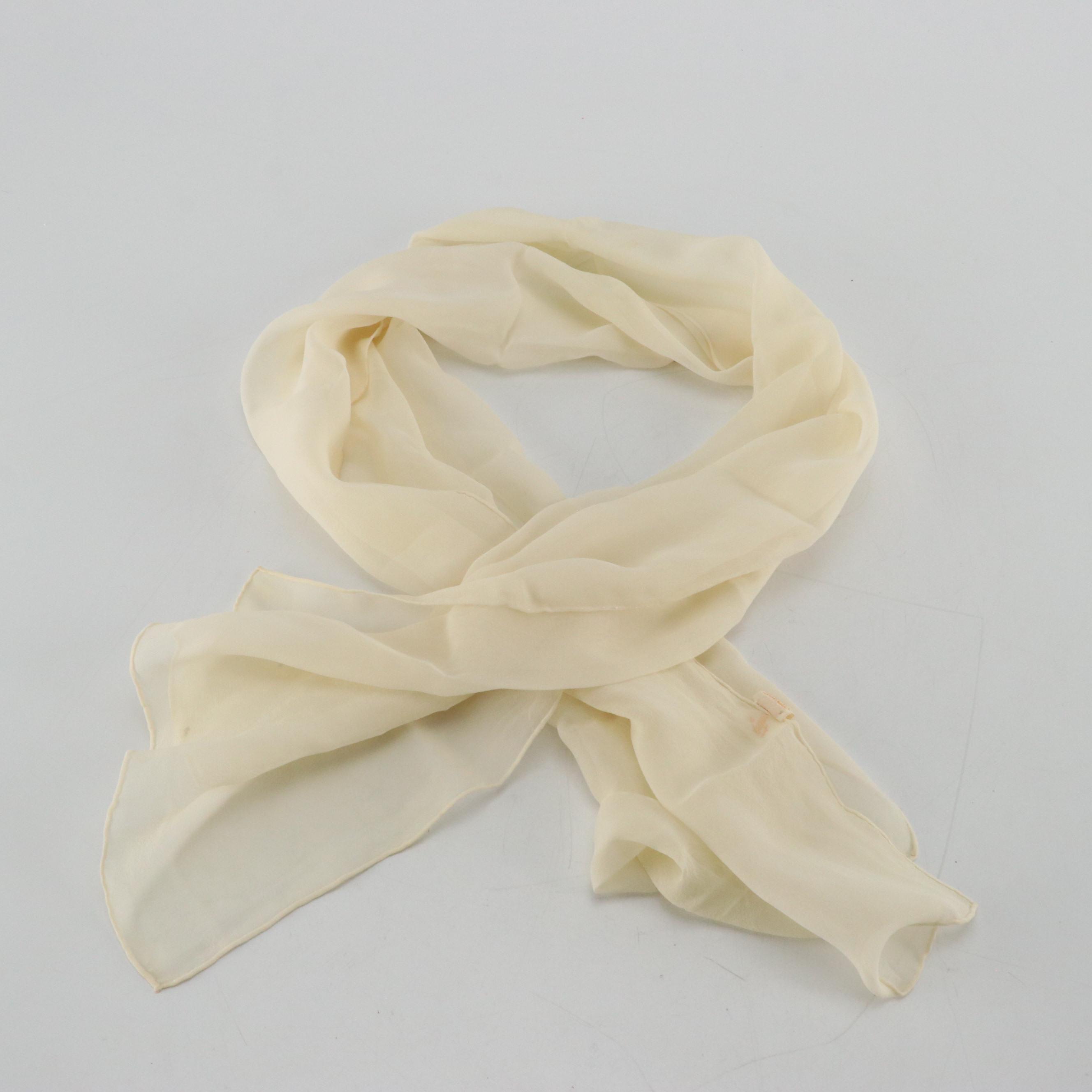 Vintage Patterned Silk Scarves and Neckties