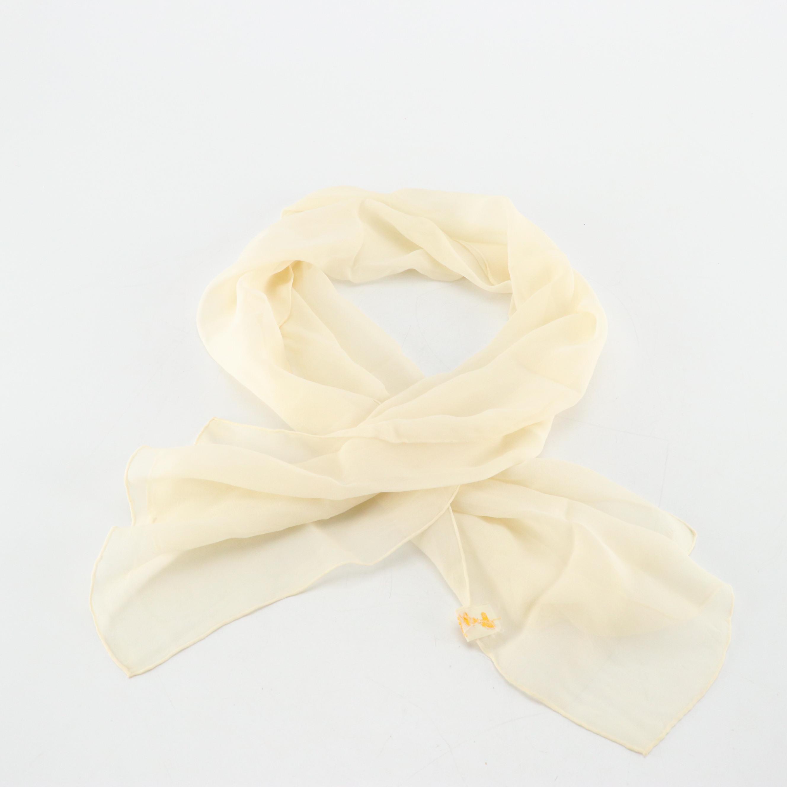 Vintage Patterned Silk Scarves and Neckties