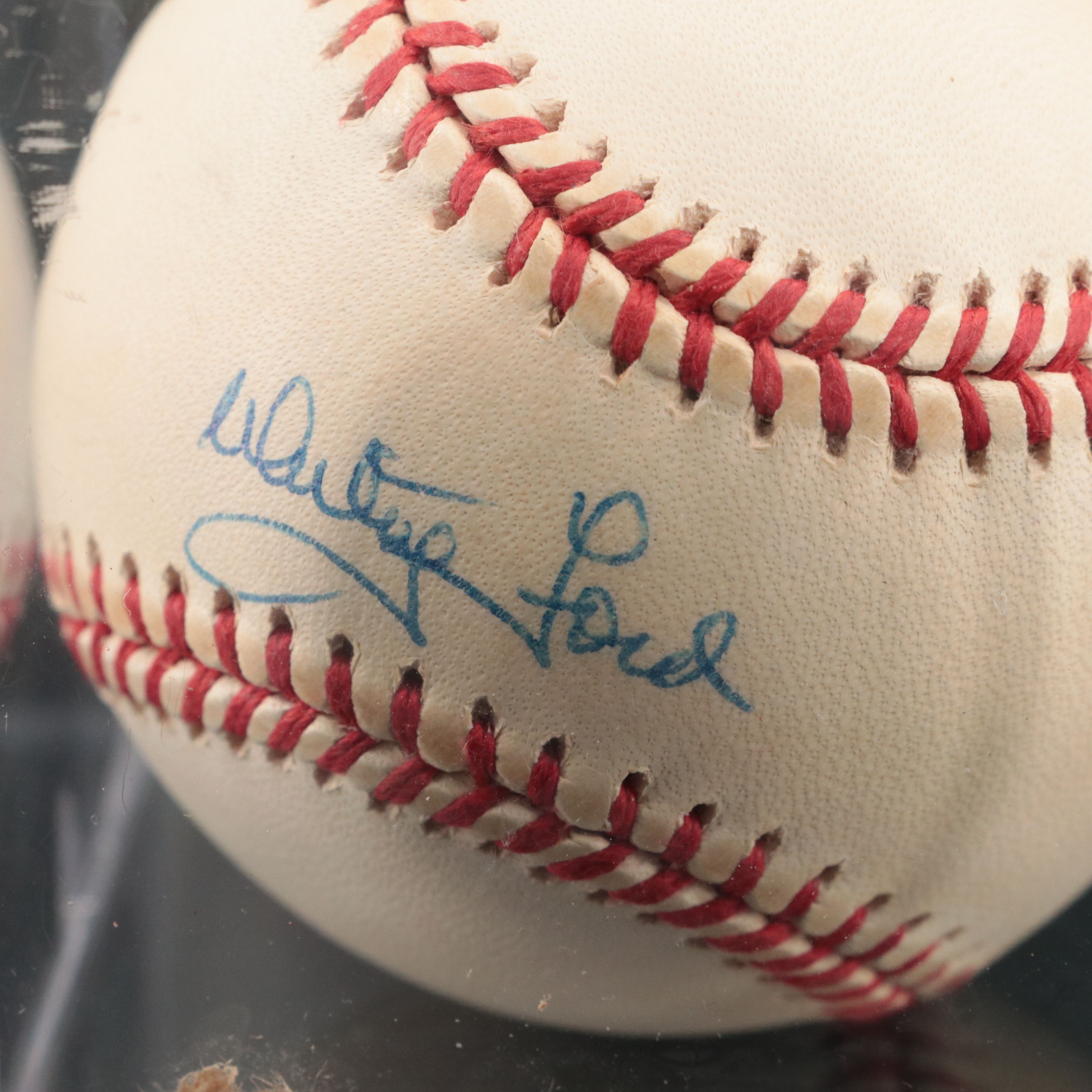 Two Signed Baseballs by Whitey Ford and Reggie Jackson, HOF