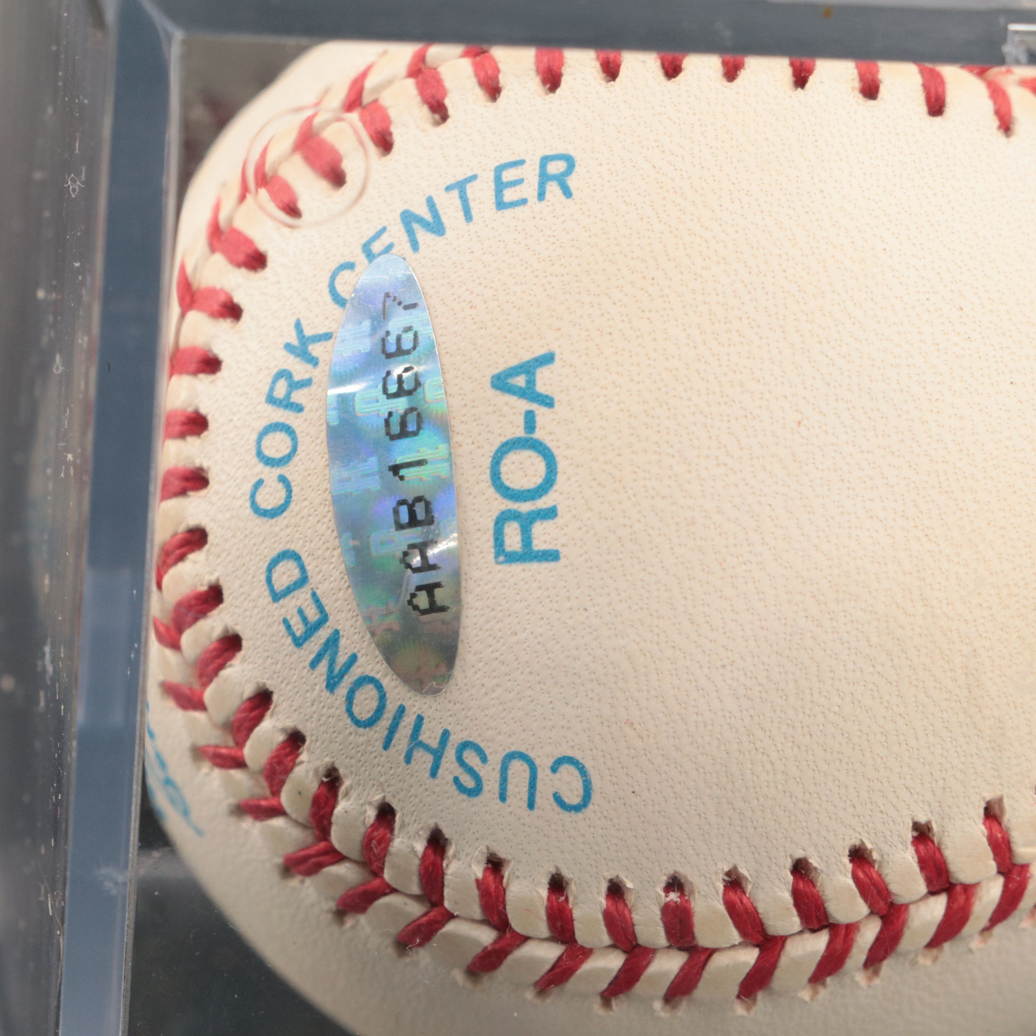 Two Signed Baseballs by Whitey Ford and Reggie Jackson, HOF