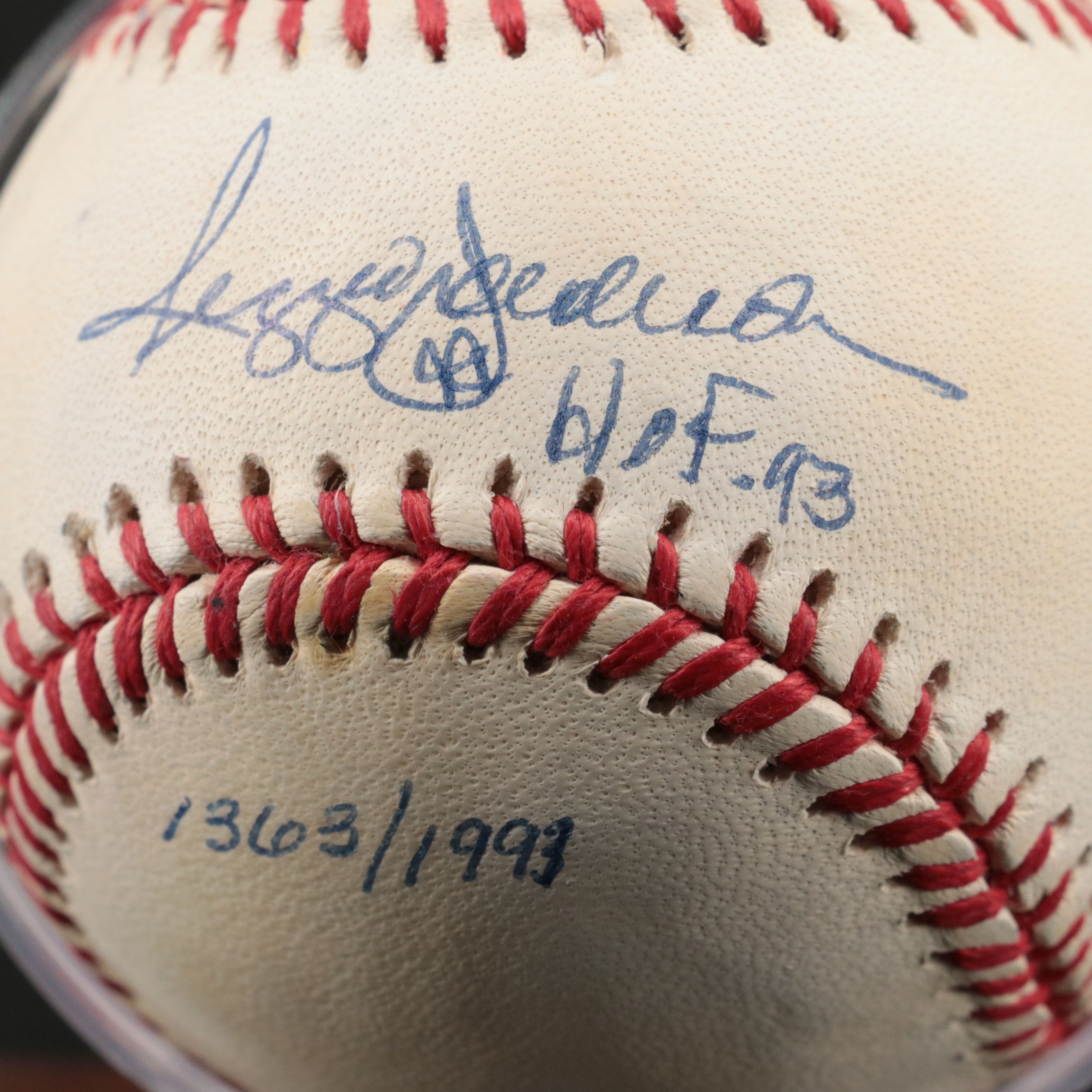 Two Signed Baseballs by Whitey Ford and Reggie Jackson, HOF
