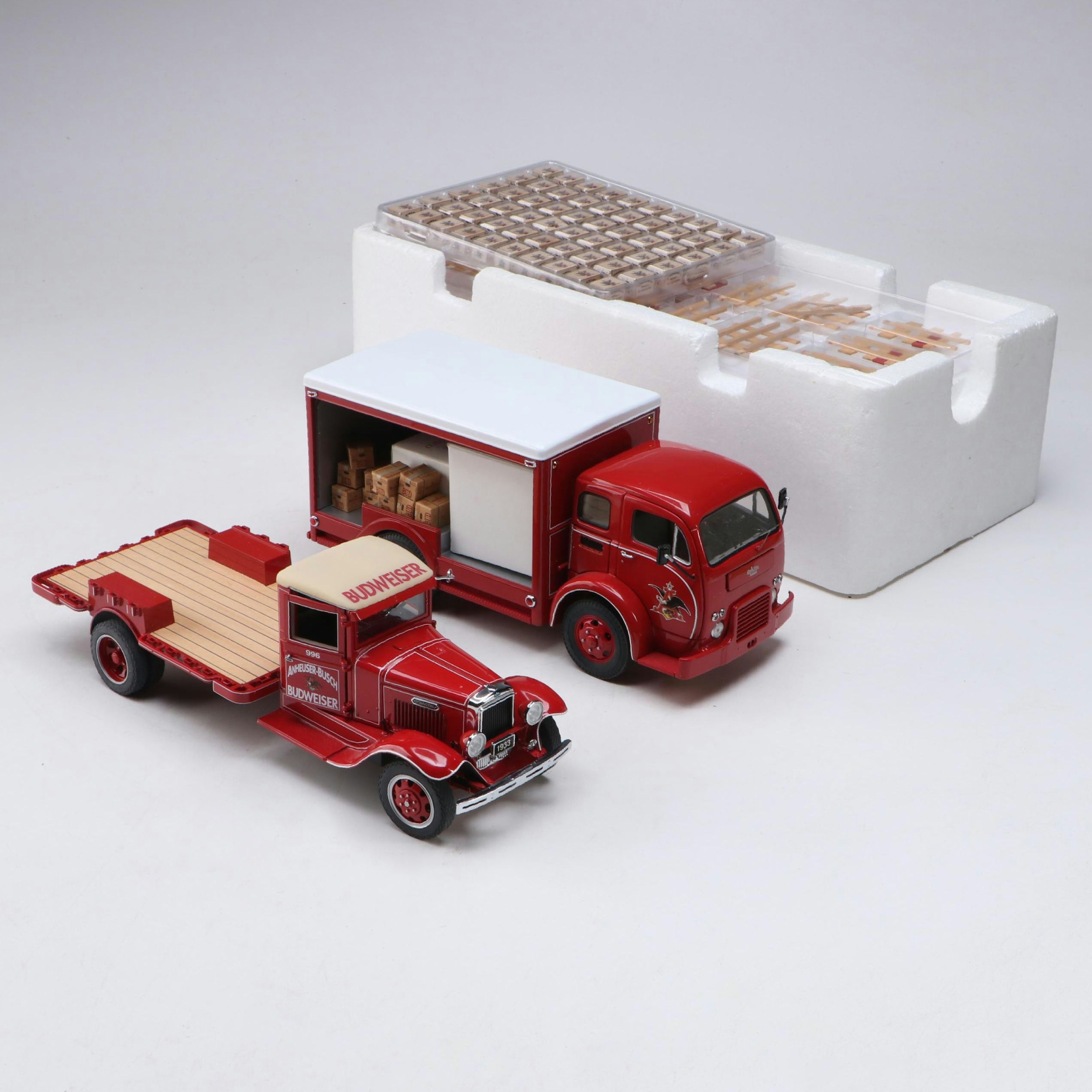 Anheuser-Busch 1933 and 1955 Budweiser Delivery Trucks