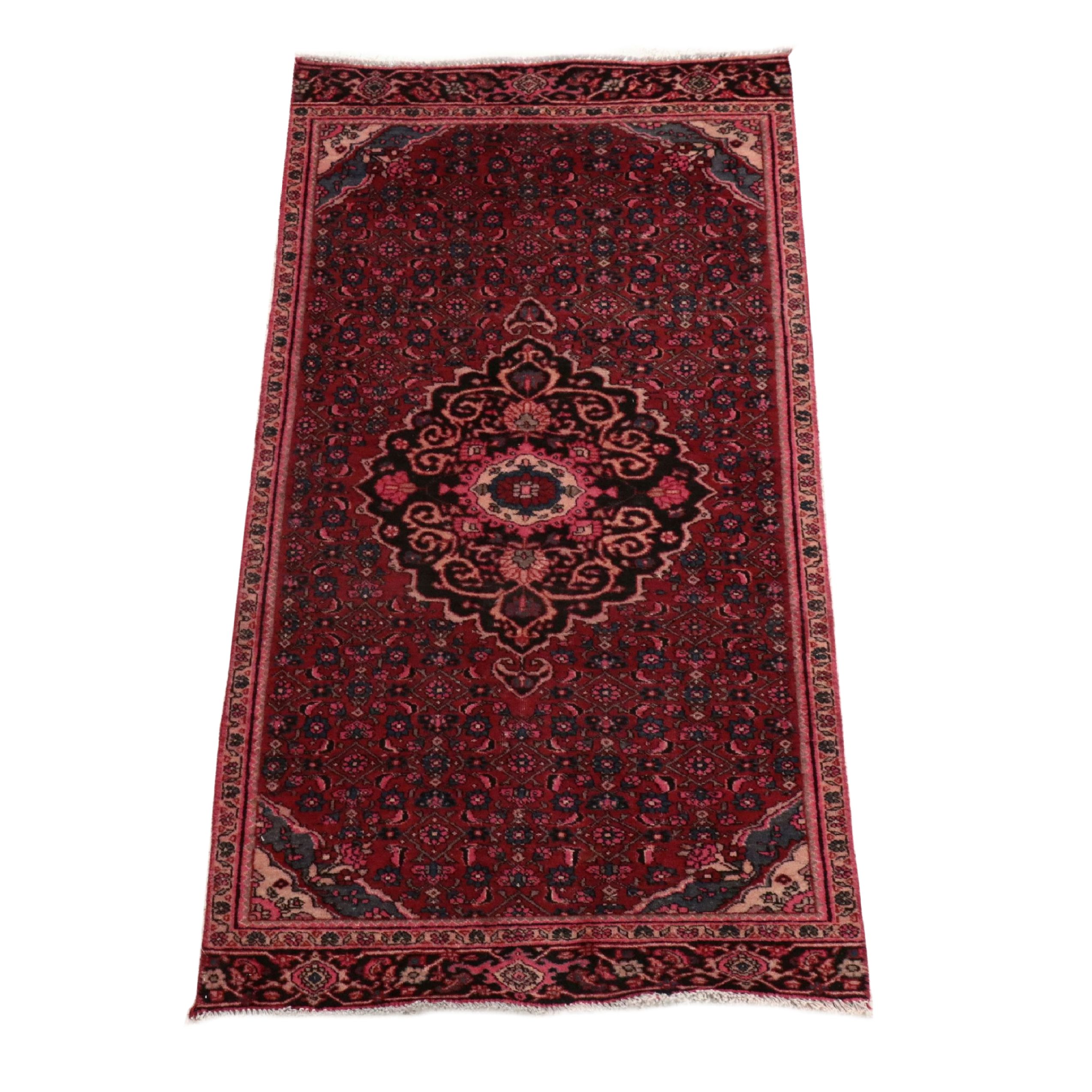 3'1 x 6'5 Hand-Knotted Persian Bijar Area Rug