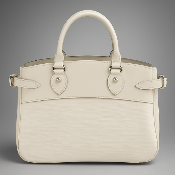 Louis Vuitton Passy PM Satchel in Ivorie Epi and Smooth Leather