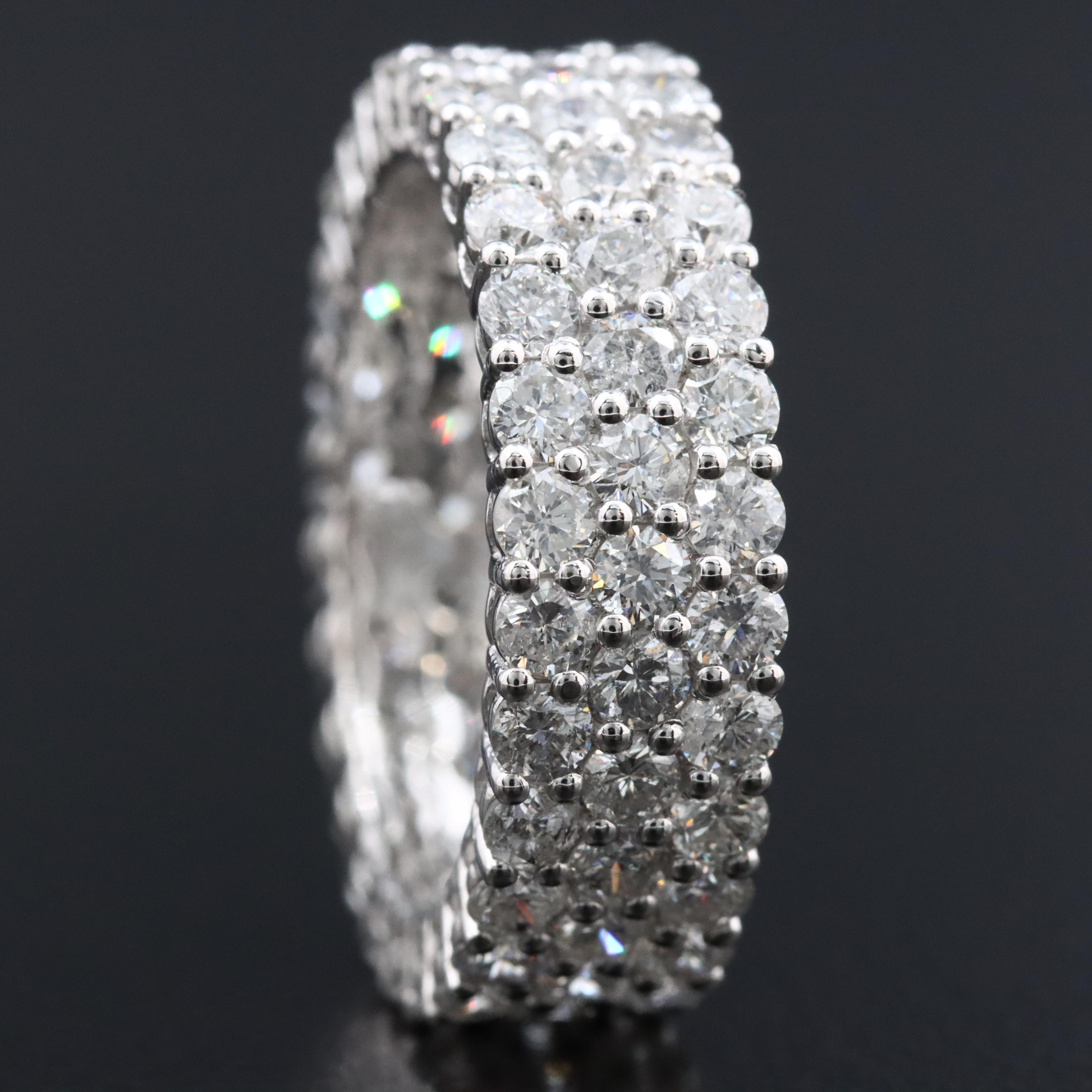 14K 4.20 CTW Diamond Eternity Band