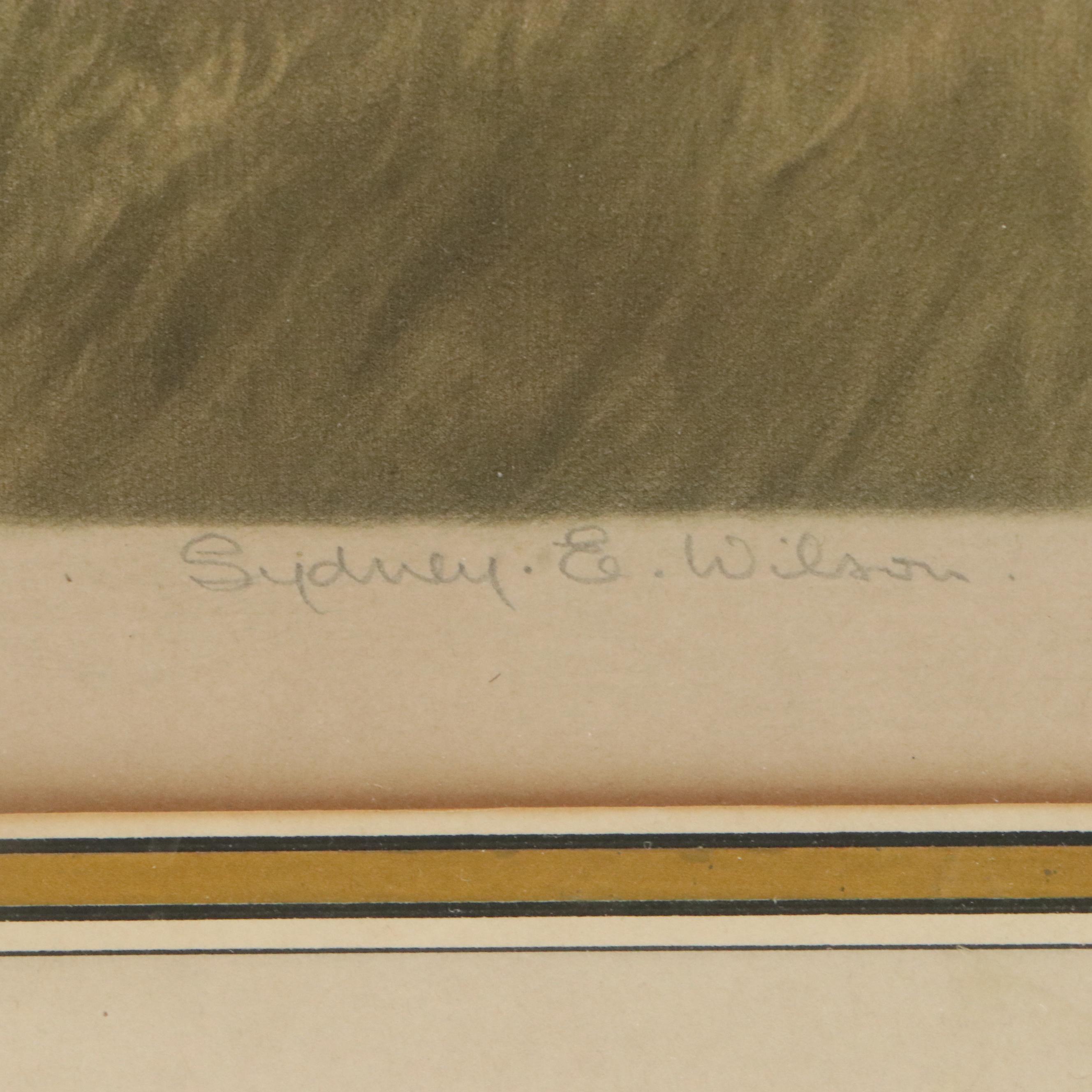 Sydney Ernest Wilson Mezzotint After George Morland "The Anglers' Repast"