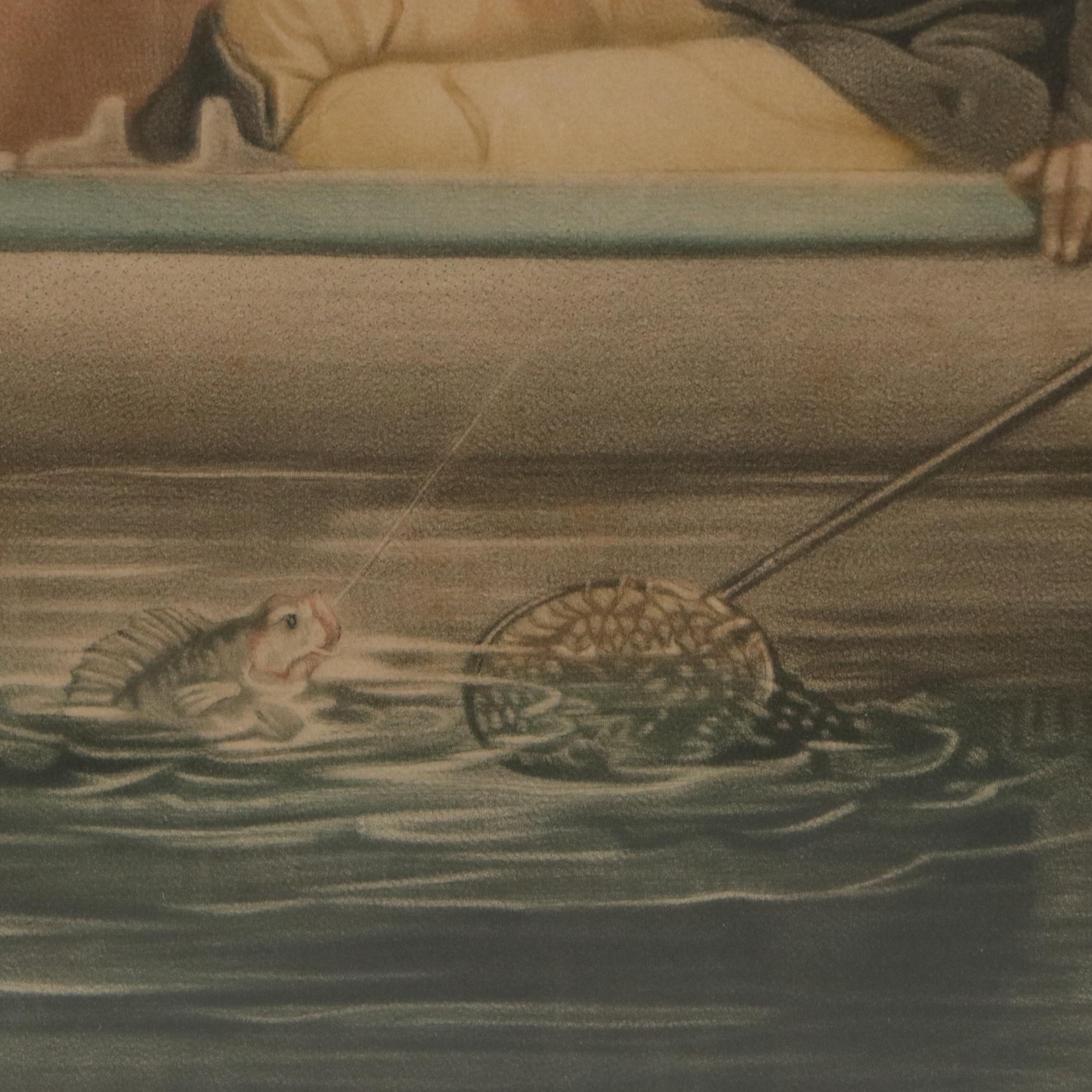 Sydney Ernest Wilson Mezzotint After George Morland "A Party Angling"