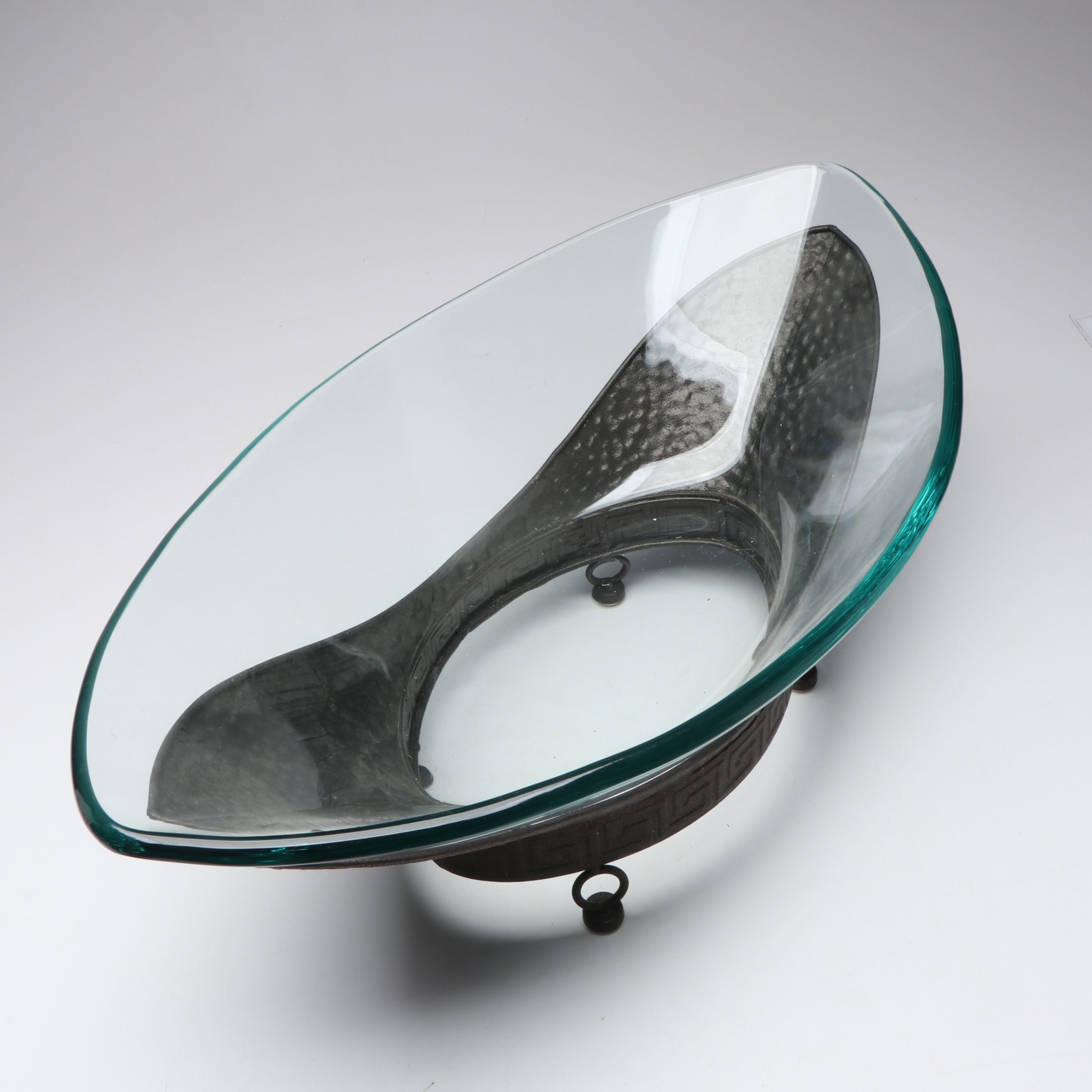 Williams Sonoma Famille Rose Porcelain Bud Vases with Glass Centerpiece Bowl