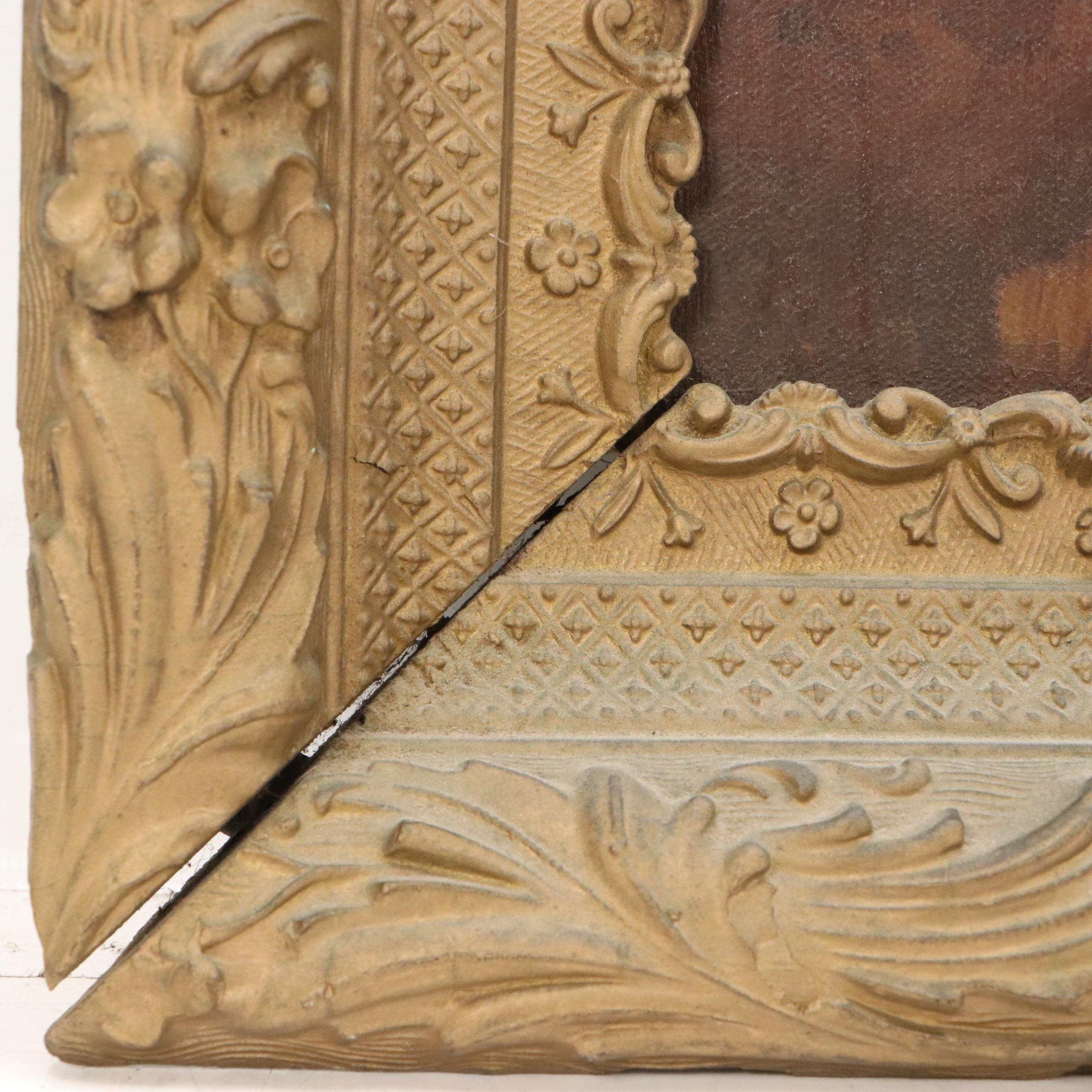 T.S. Norton Forest Landscape Oil Painting, 1949