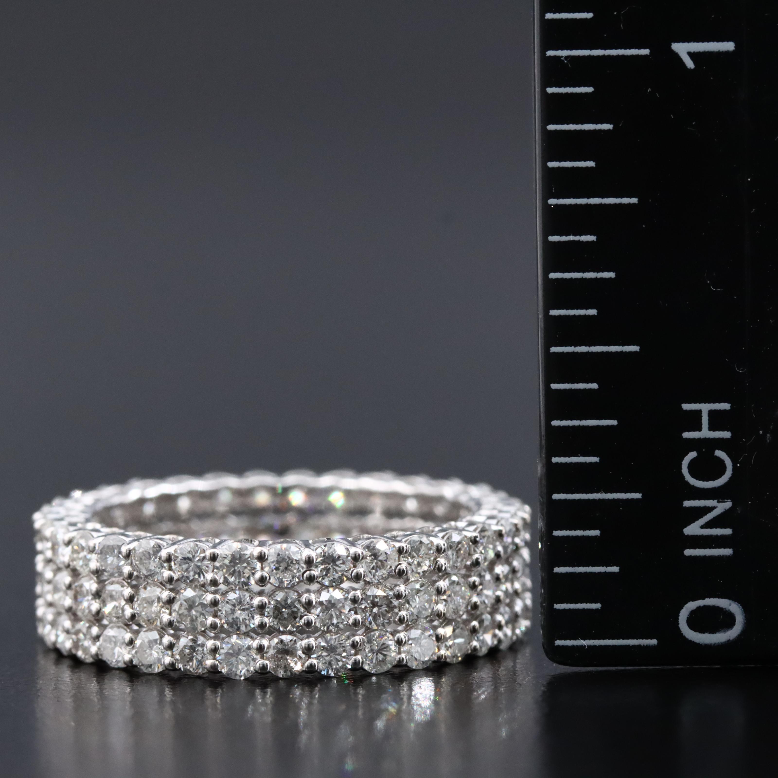 14K 2.80 CTW Diamond Eternity Band