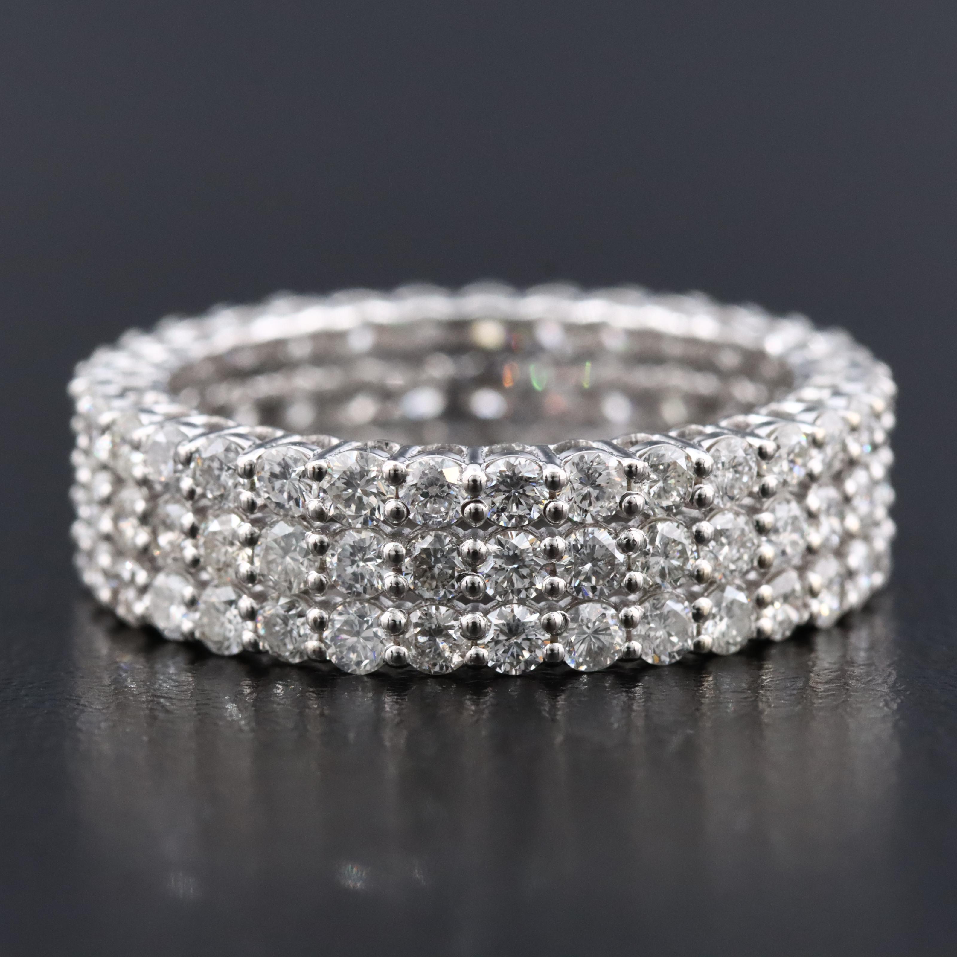 14K 2.80 CTW Diamond Eternity Band