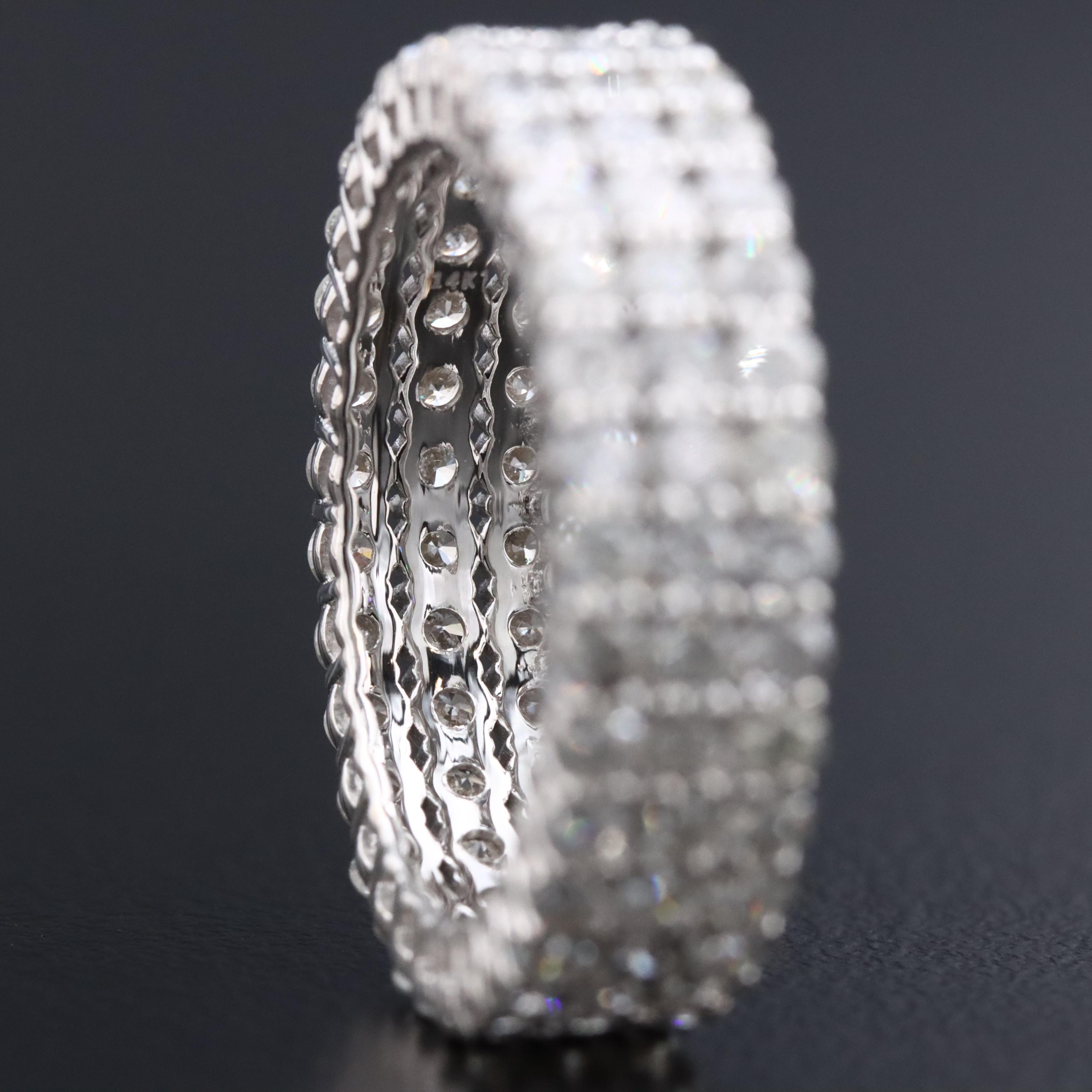 14K 2.80 CTW Diamond Eternity Band