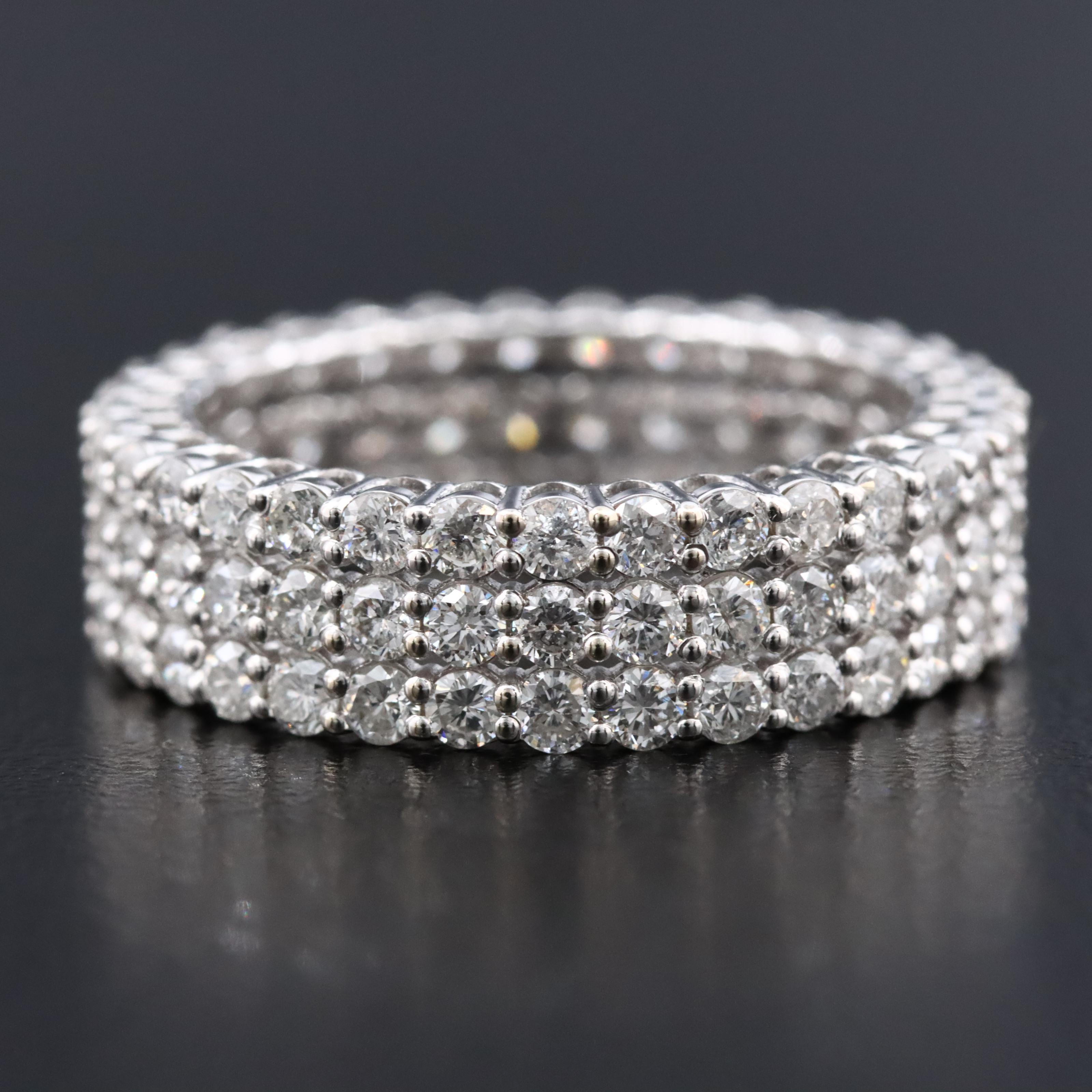 14K 2.80 CTW Diamond Eternity Band