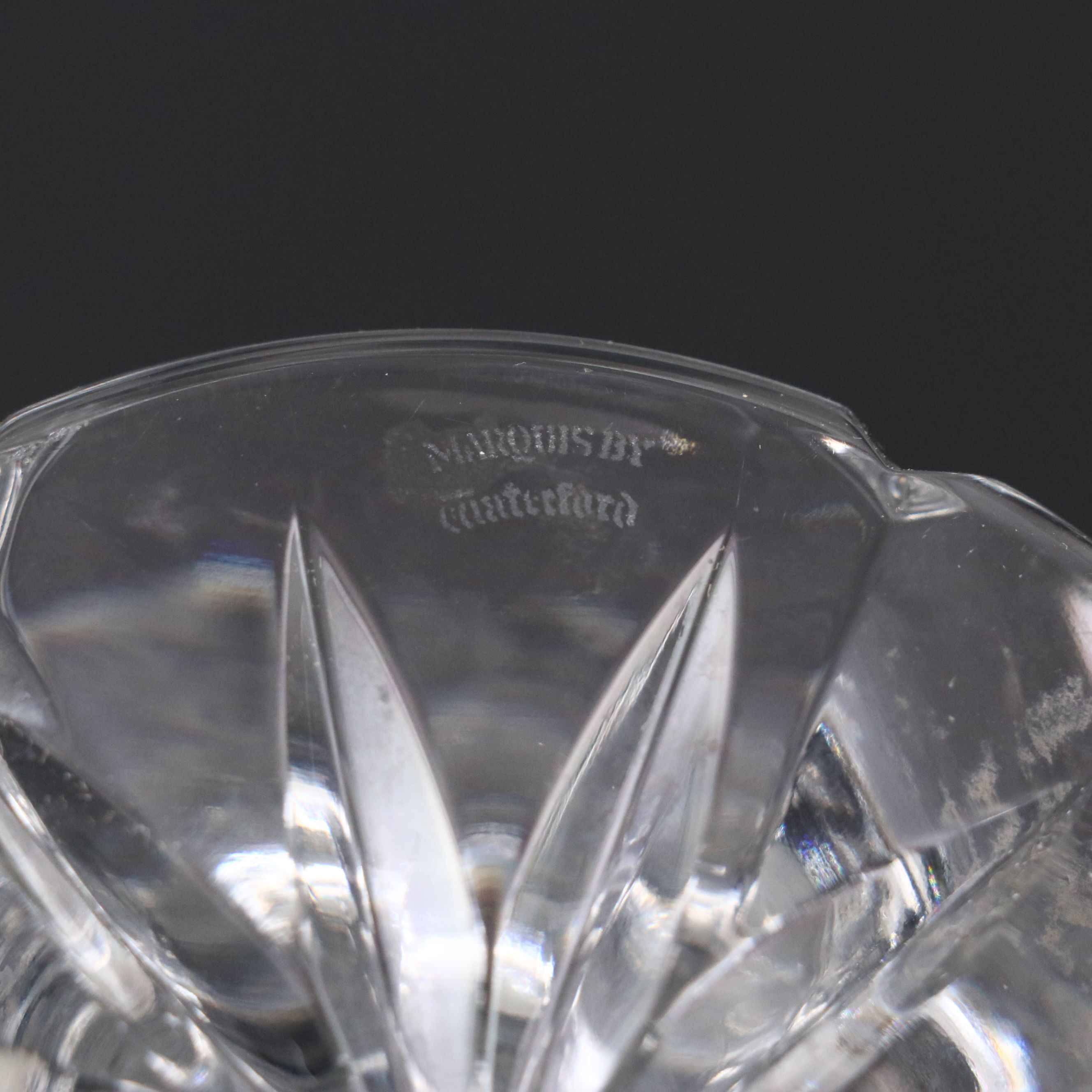 Marquis by Waterford "Canterbury" and "Rose Garden" Crystal Vases