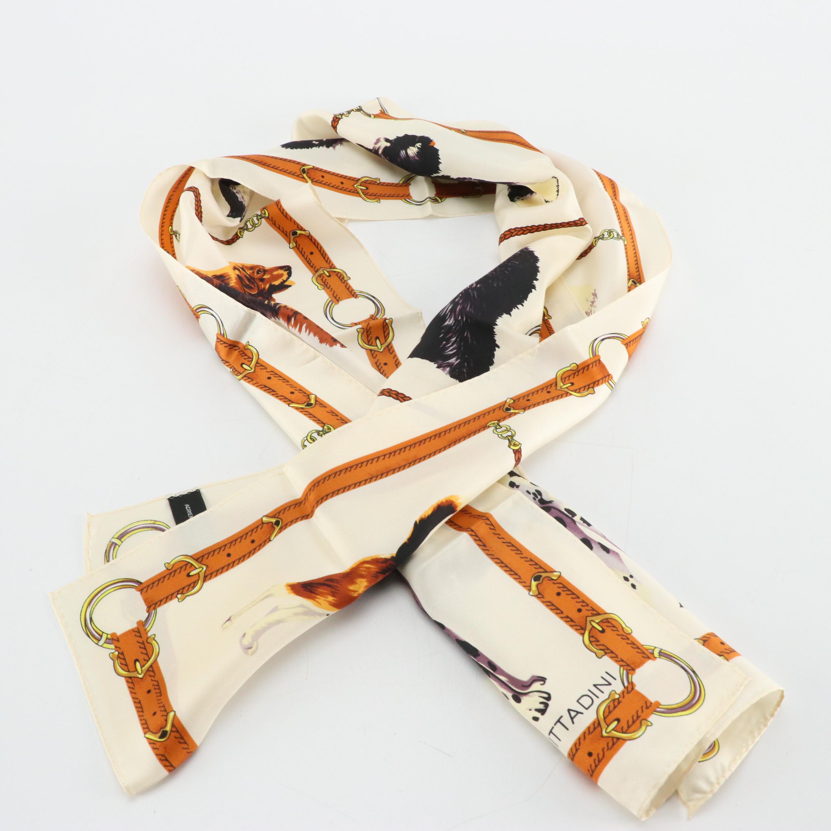 Adrienne Vittadini, Bayron Cicogna, and More Patterned Scarves