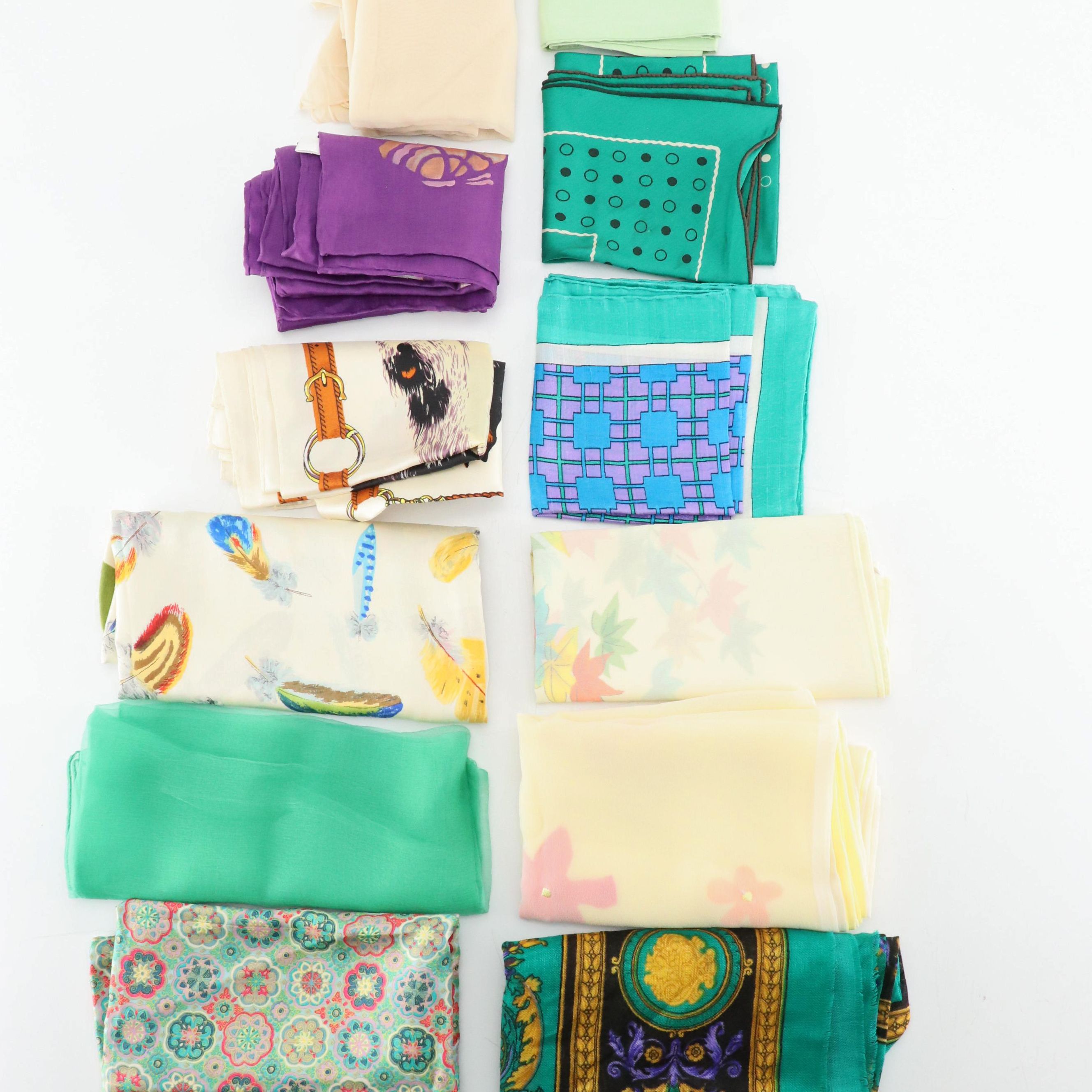 Adrienne Vittadini, Bayron Cicogna, and More Patterned Scarves