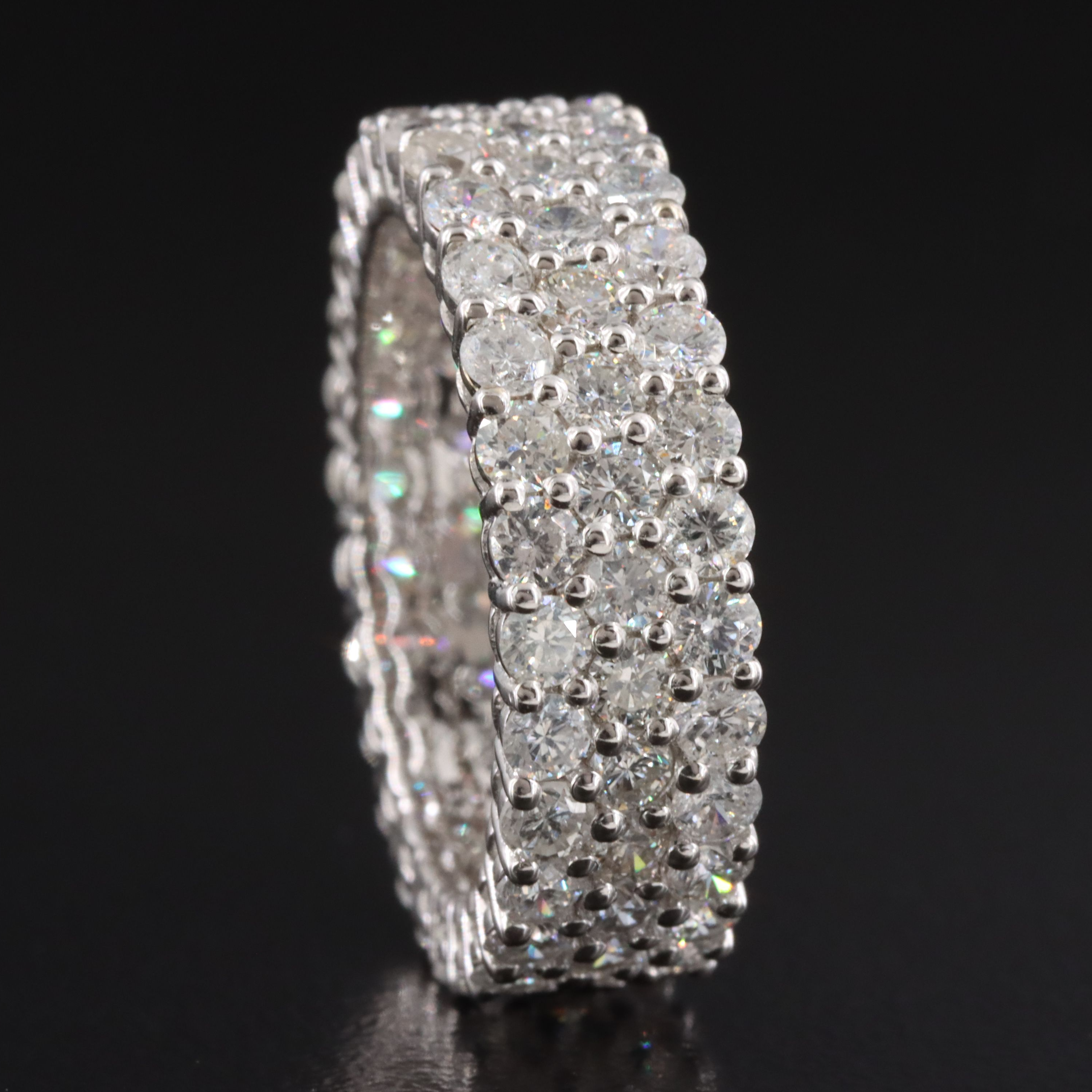 14K 3.73 CTW Diamond Eternity Band