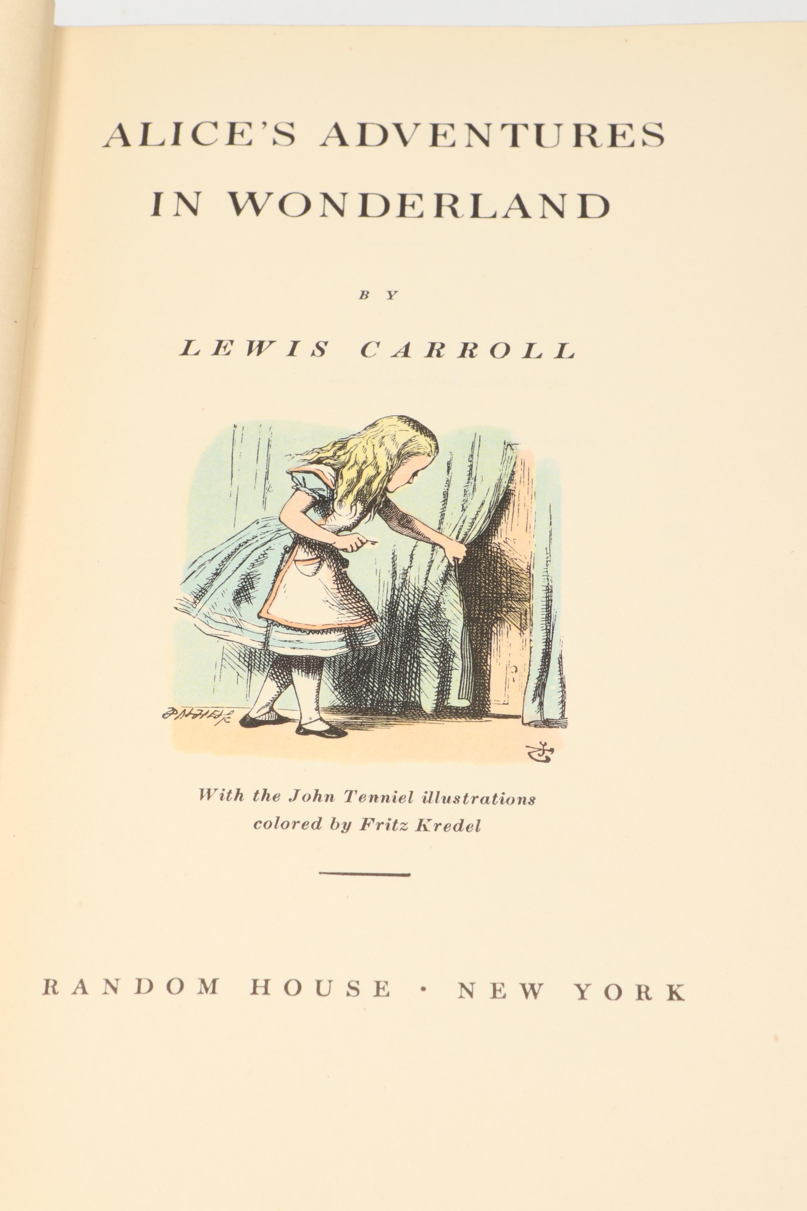 Illustrated "Alice in Wonderland" and "Through the Looking-Glass" Box Set, 1946