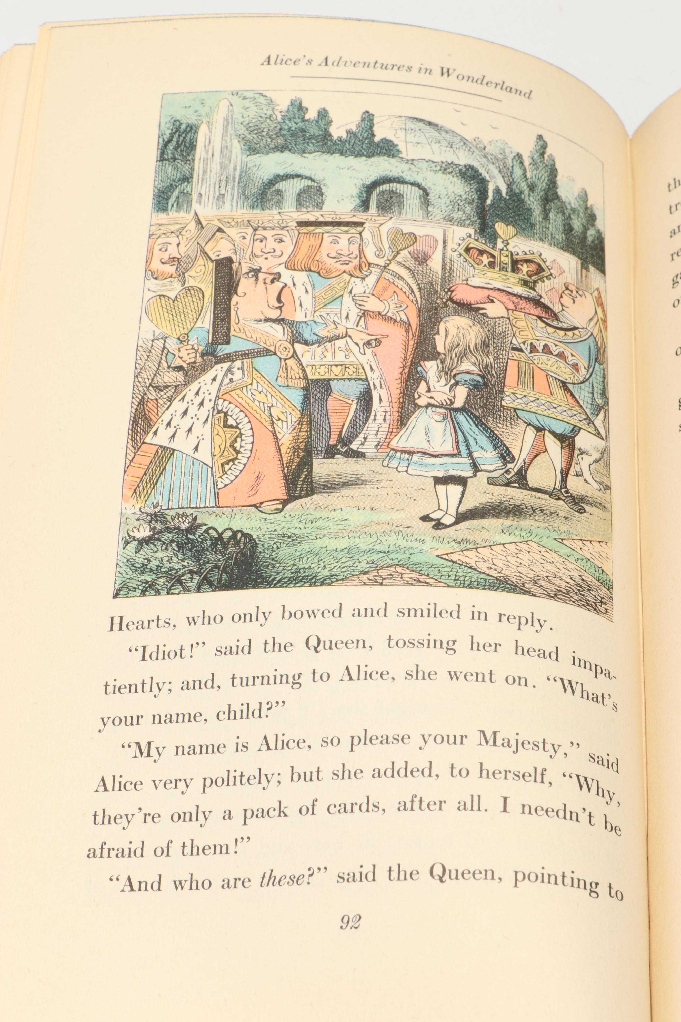 Illustrated "Alice in Wonderland" and "Through the Looking-Glass" Box Set, 1946