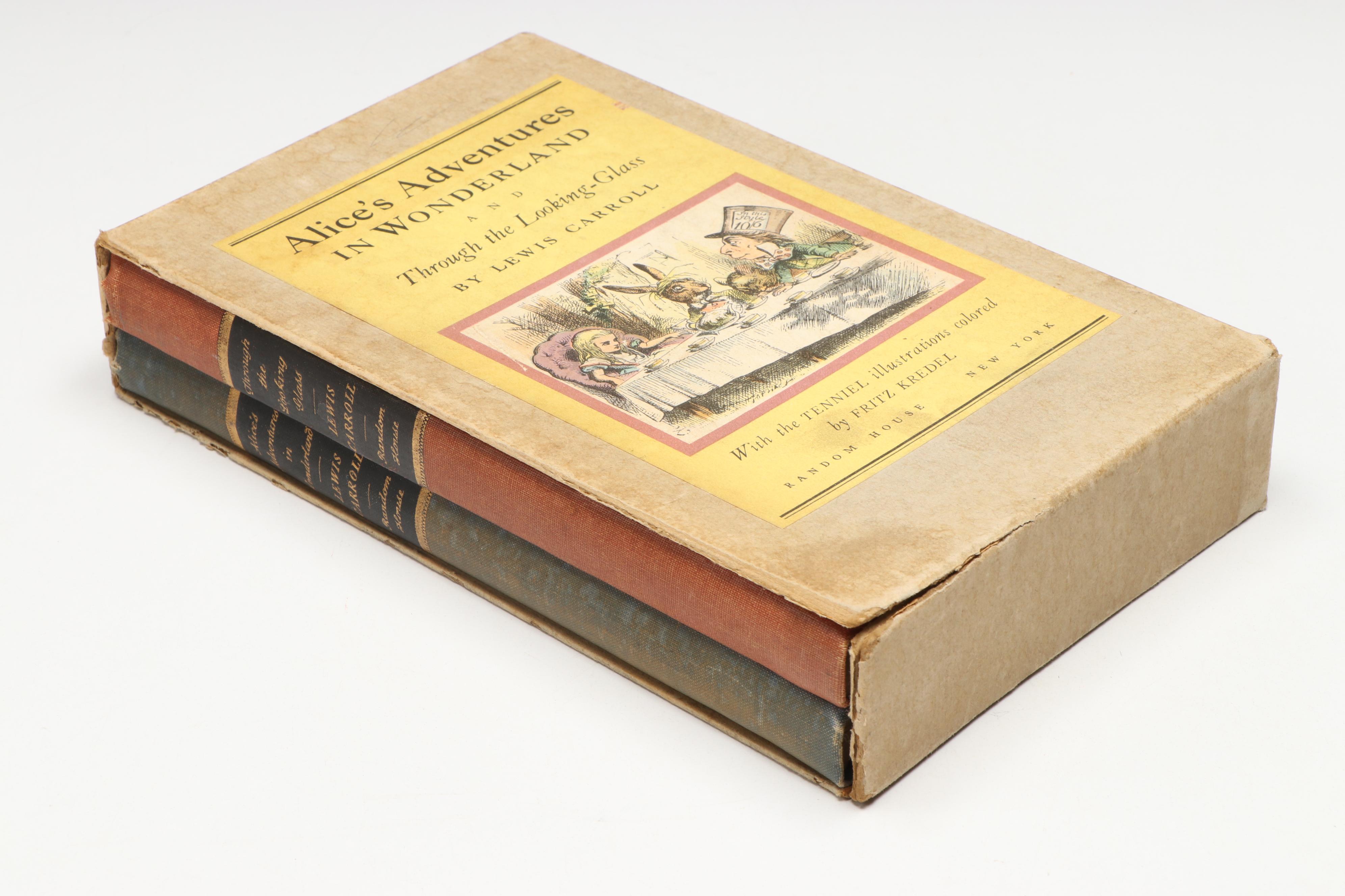 Illustrated "Alice in Wonderland" and "Through the Looking-Glass" Box Set, 1946
