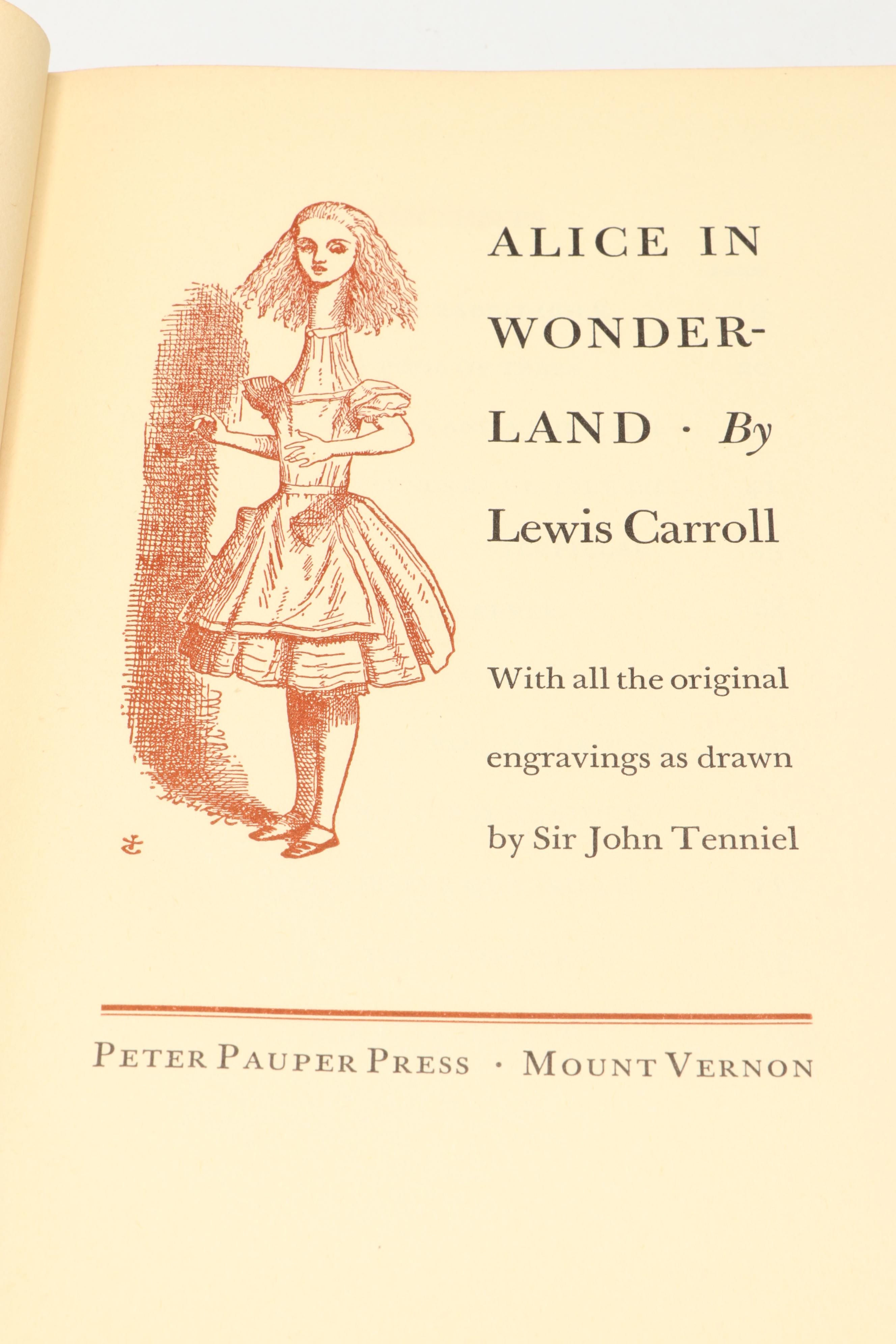 "Alice in Wonderland" and "Through the Looking-Glass" by Lewis Carroll