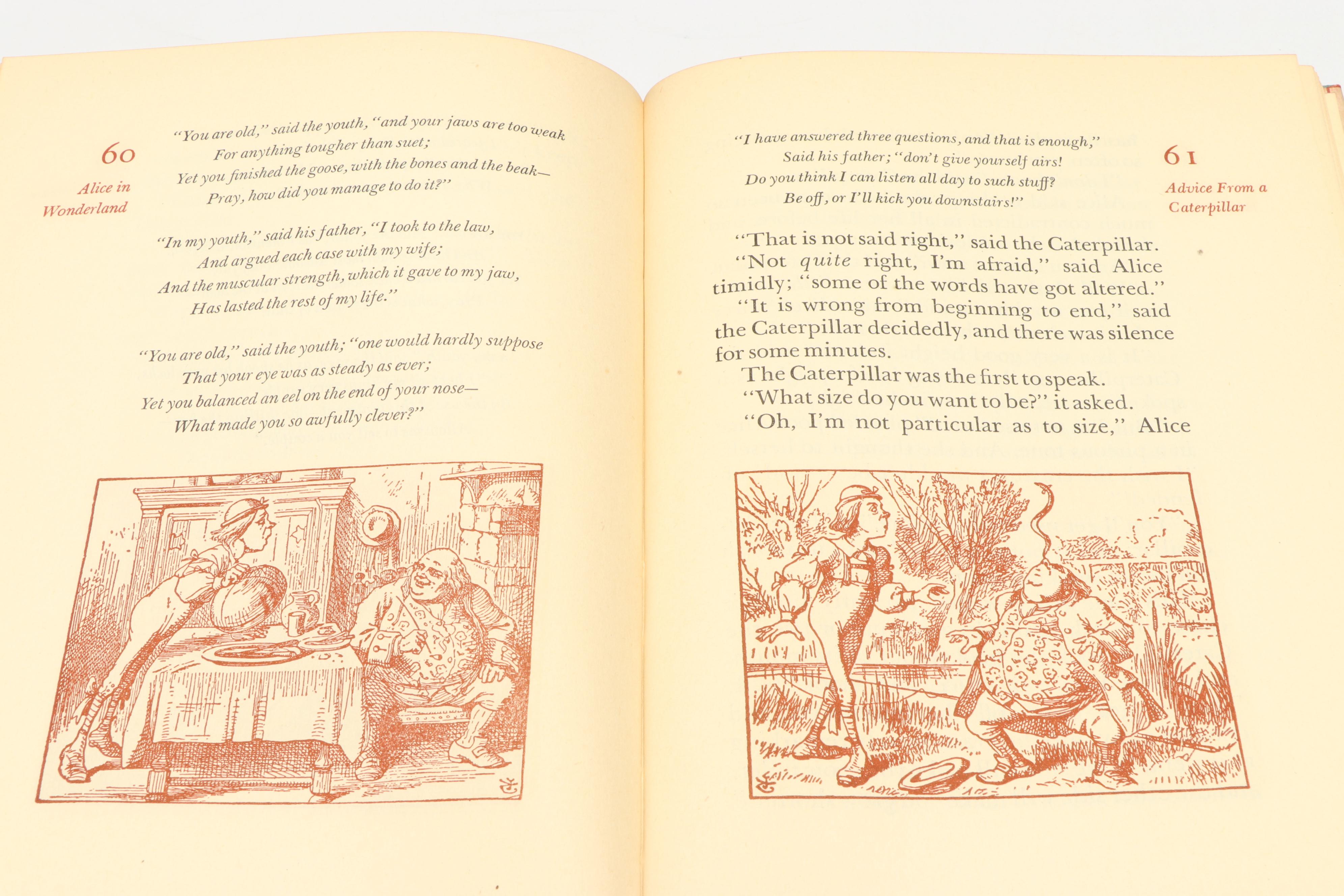 "Alice in Wonderland" and "Through the Looking-Glass" by Lewis Carroll