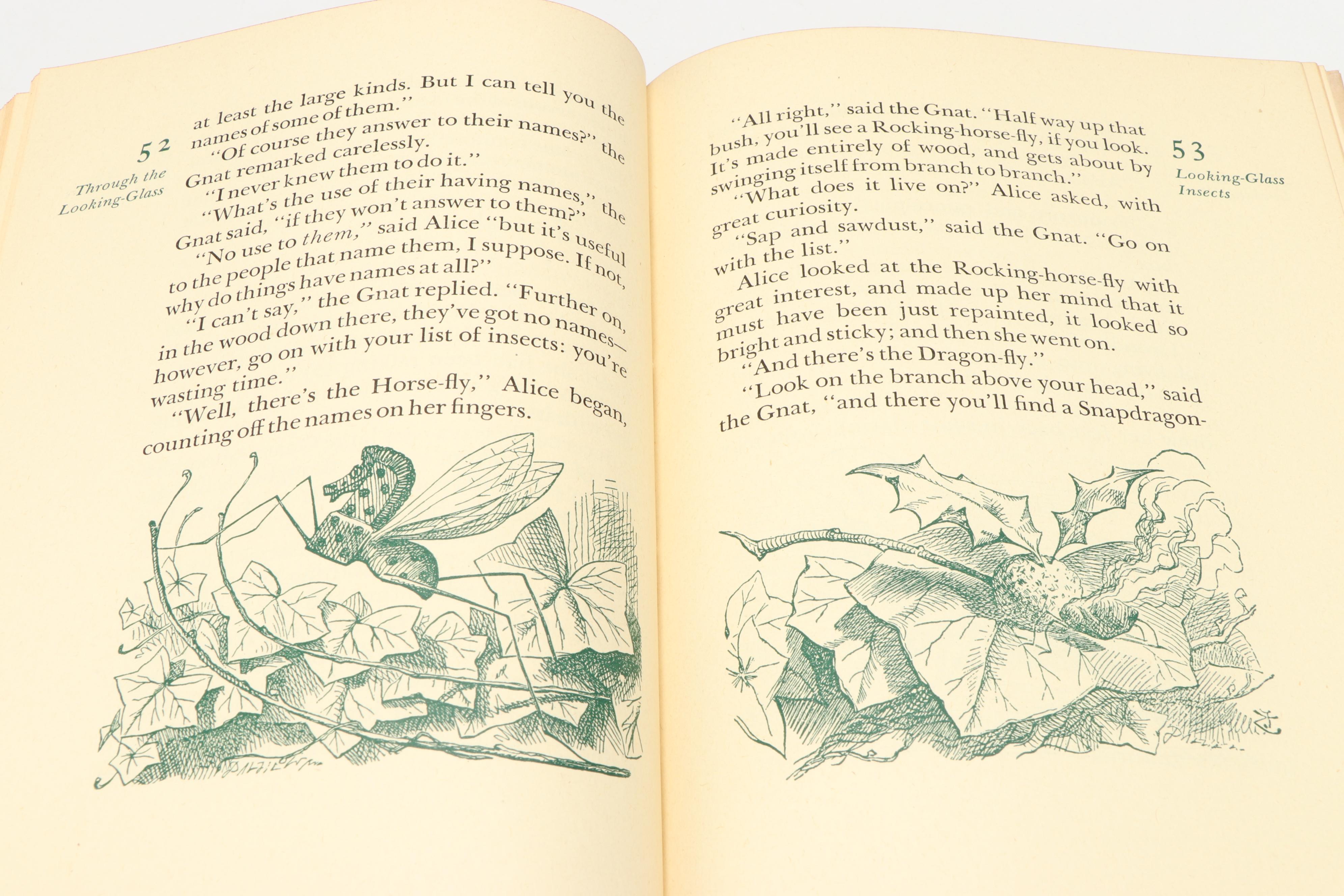 "Alice in Wonderland" and "Through the Looking-Glass" by Lewis Carroll