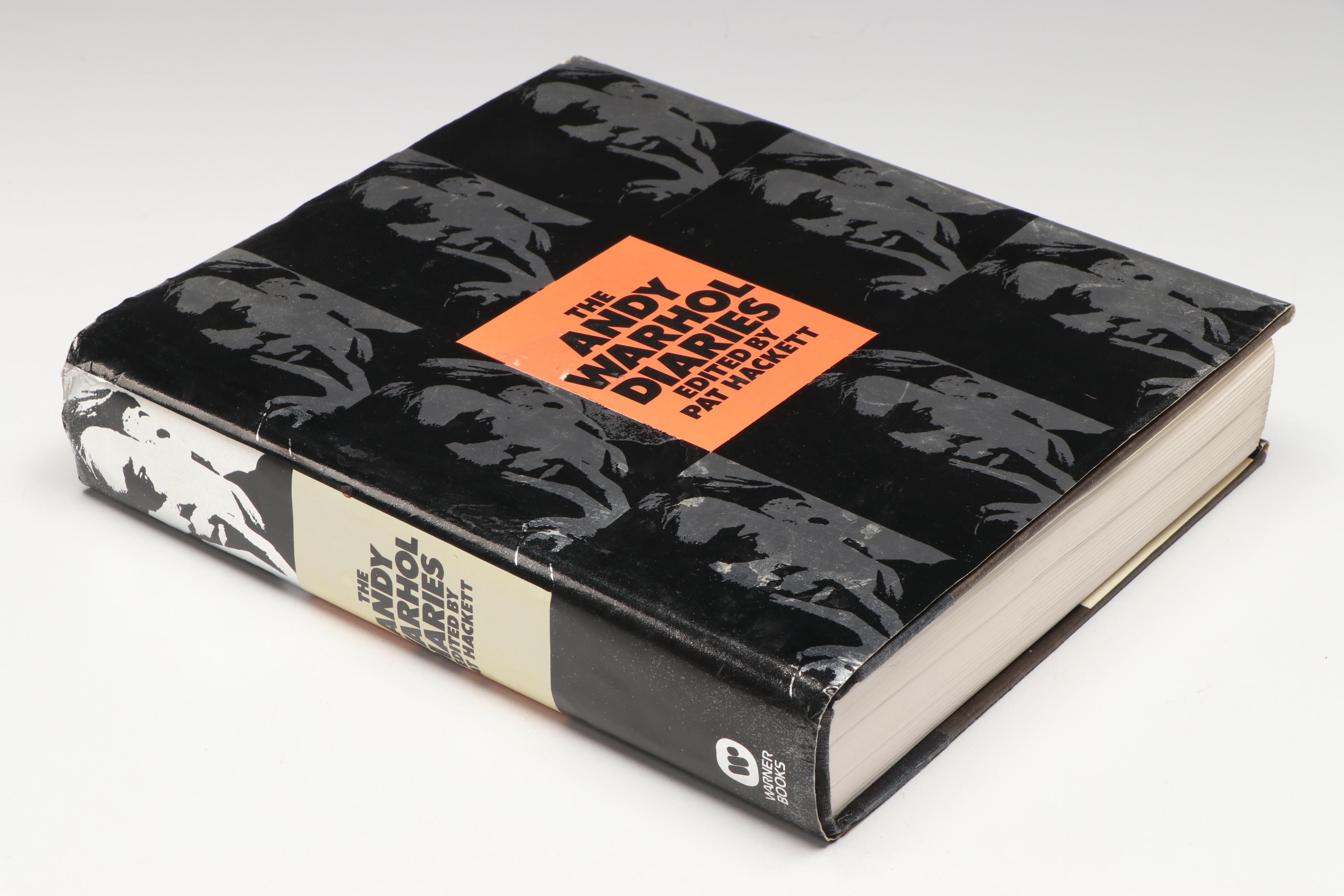 First Printing "The Andy Warhol Diaries" Edited by Pat Hackett, 1989