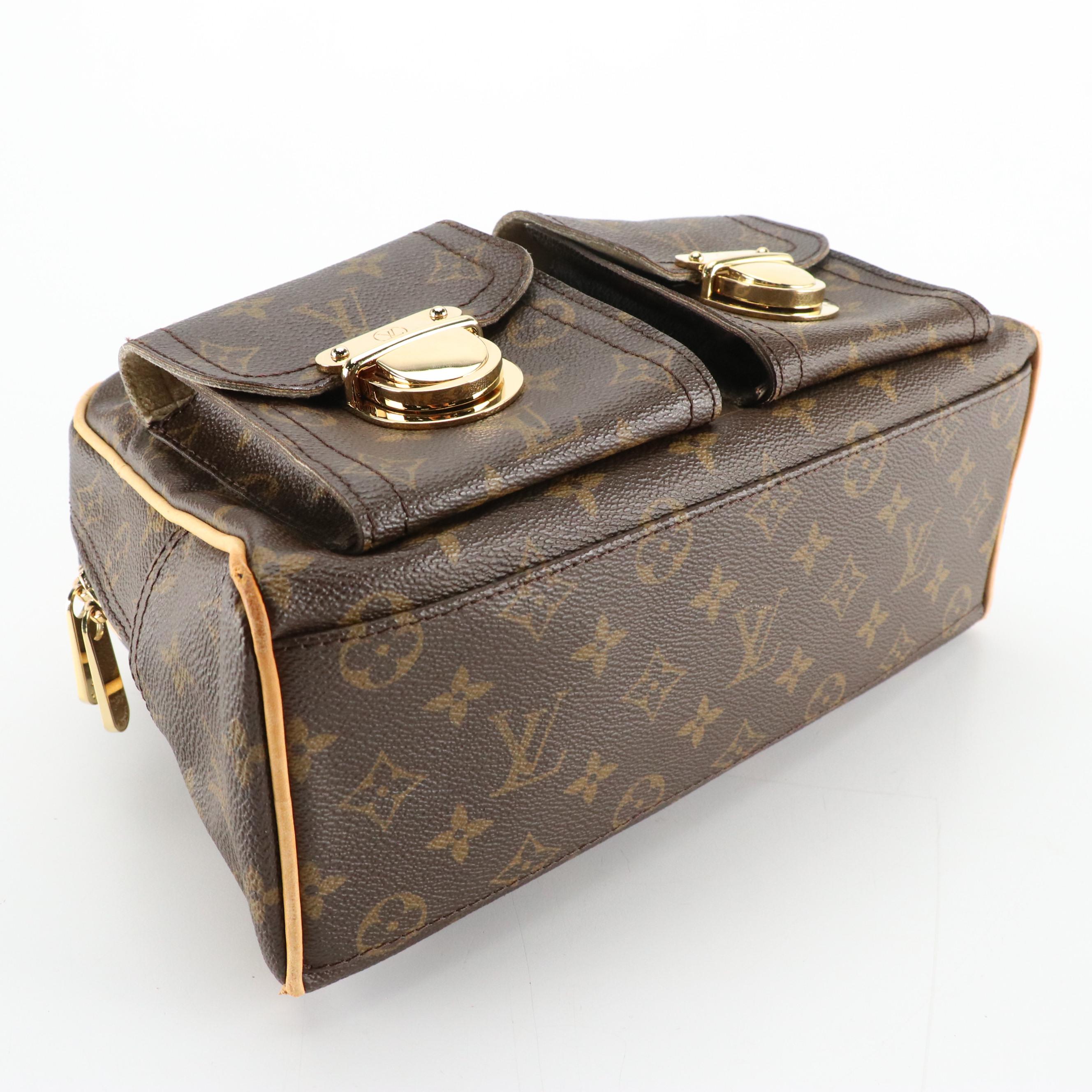 Louis Vuitton Manhattan PM Handbag in Monogram Canvas and Leather