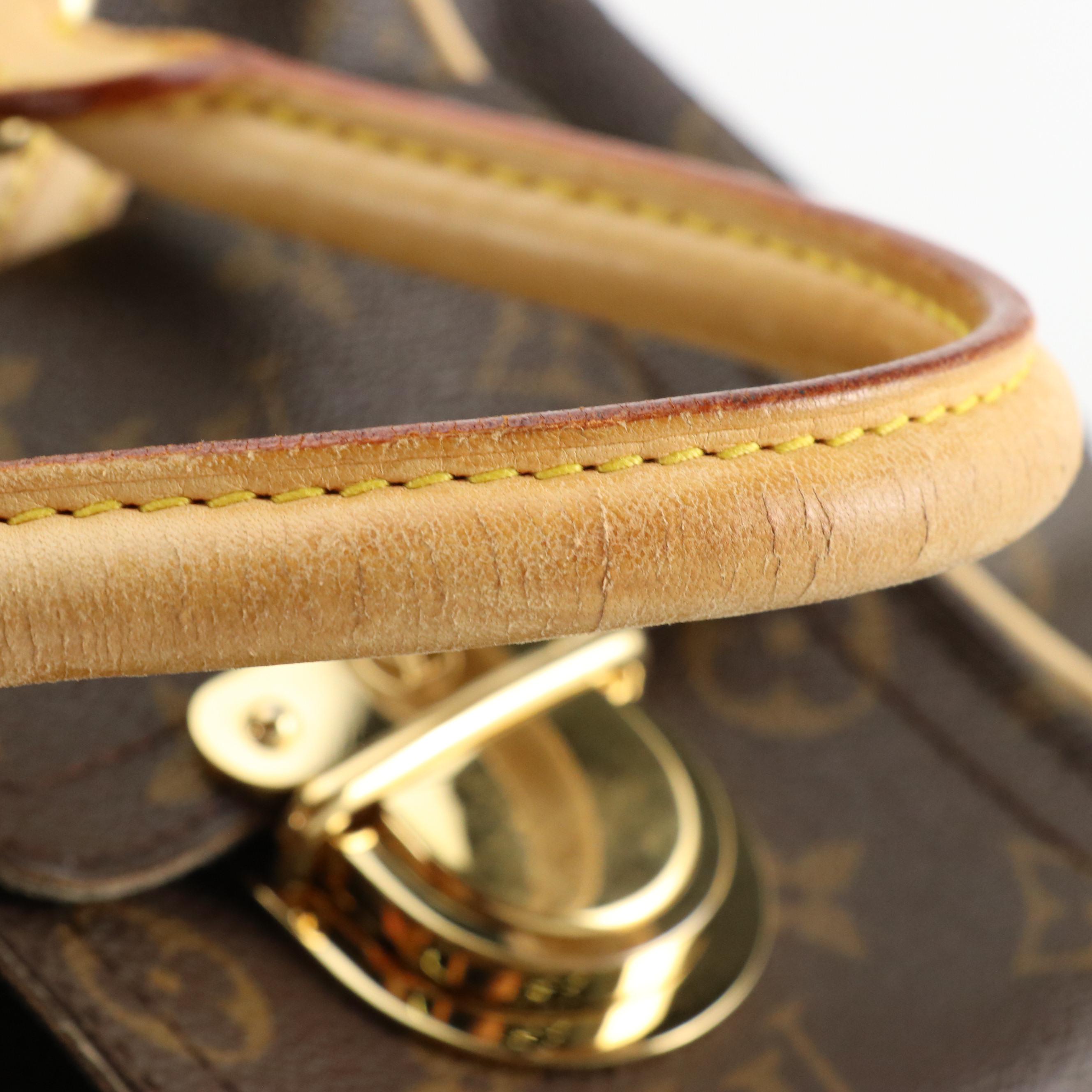 Louis Vuitton Manhattan PM Handbag in Monogram Canvas and Leather