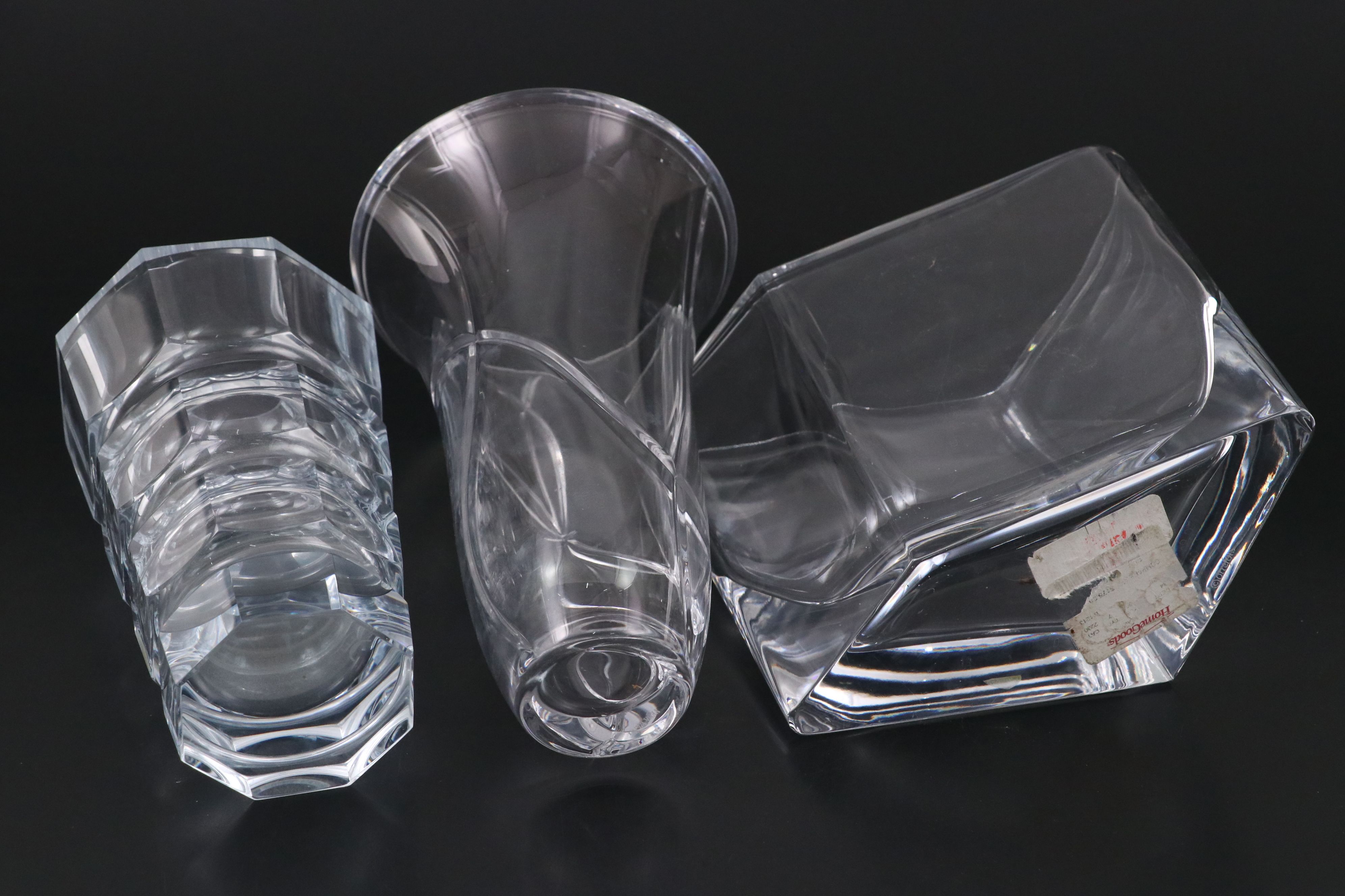 Baccarat Crystal Bowl, Marquis Crystal Desk Clock, and More Crystal Décor