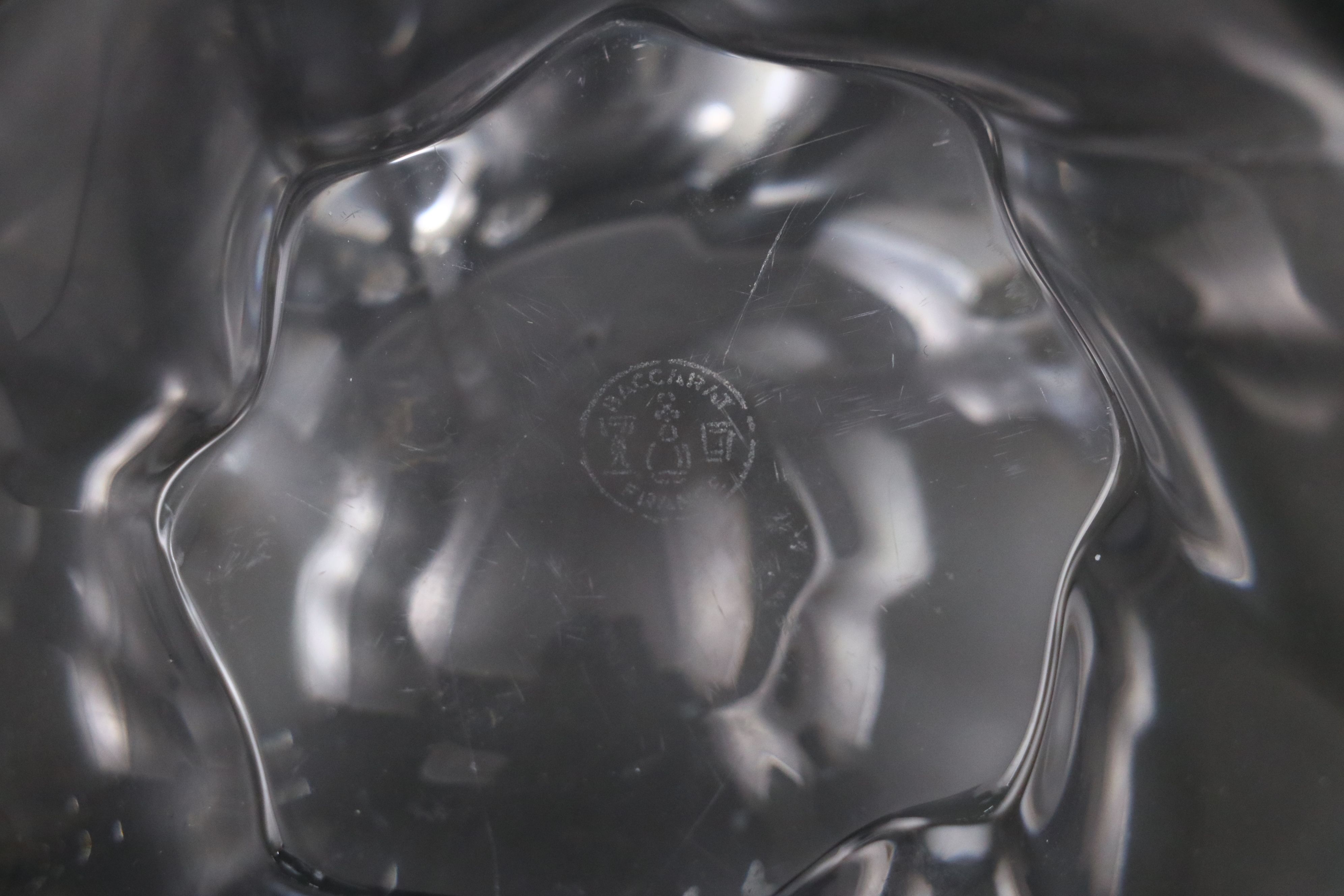 Baccarat Crystal Bowl, Marquis Crystal Desk Clock, and More Crystal Décor