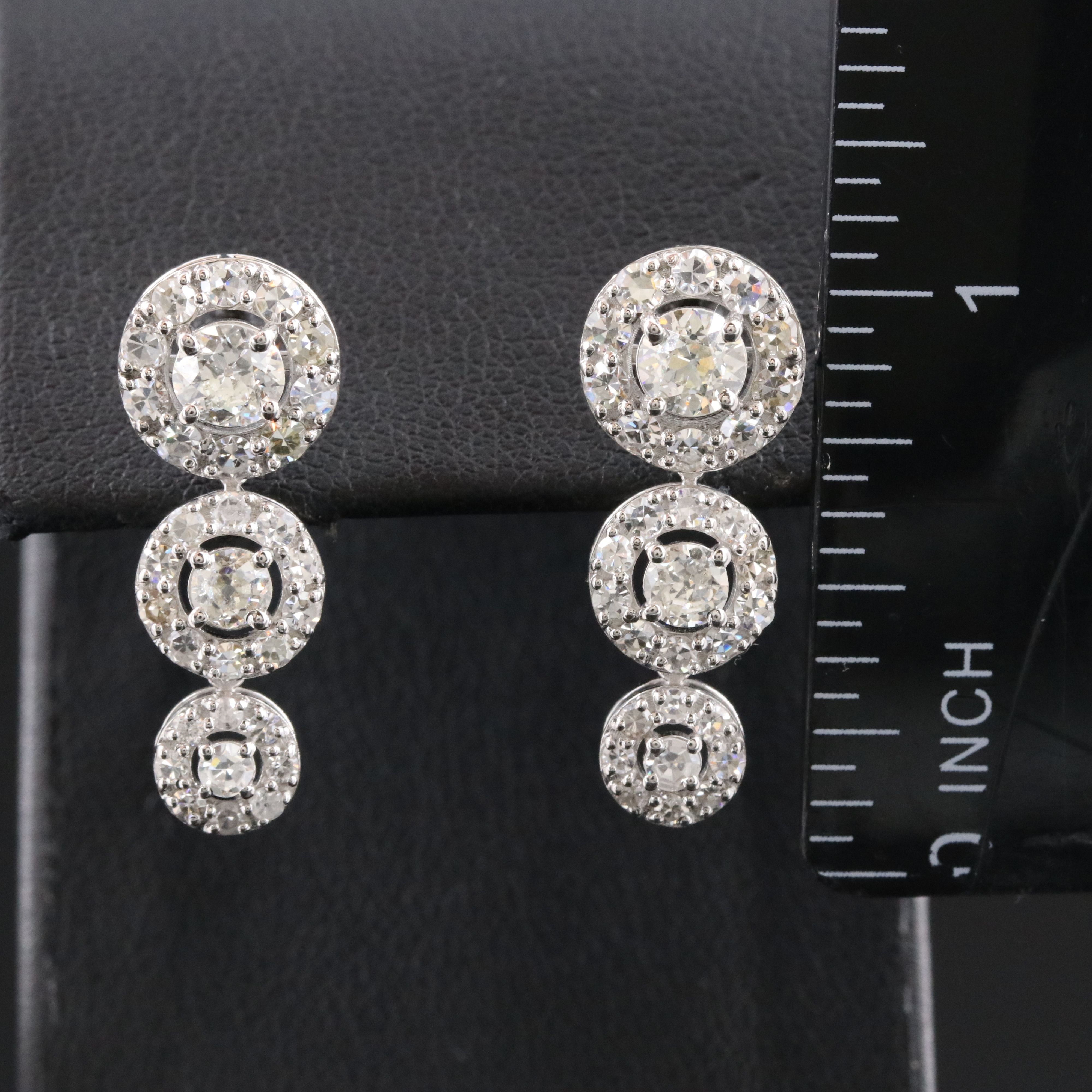 14K 2.26 CTW Diamond Earrings